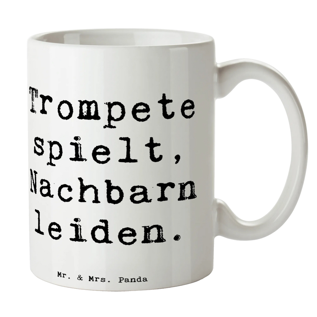 Tasse Spruch Trompete Freude Keramiktasse, Kaffeetasse, Porzellantasse, Bürotasse, Tasse, Geschenktasse, Tasse mit Zitaten, Tasse mit Motiven, Teetasse, Instrumente, Geschenke Musiker, Musikliebhaber