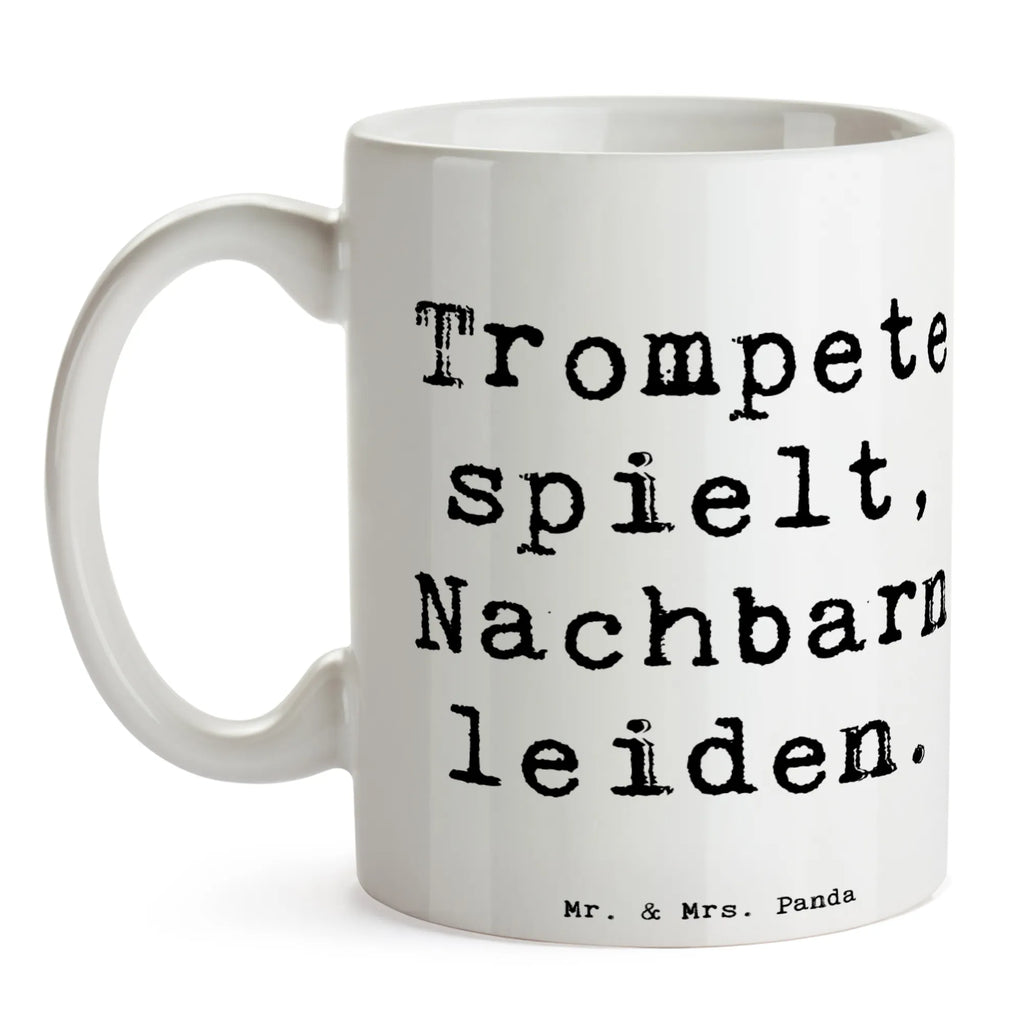 Tasse Spruch Trompete Freude Keramiktasse, Kaffeetasse, Porzellantasse, Bürotasse, Tasse, Geschenktasse, Tasse mit Zitaten, Tasse mit Motiven, Teetasse, Instrumente, Geschenke Musiker, Musikliebhaber