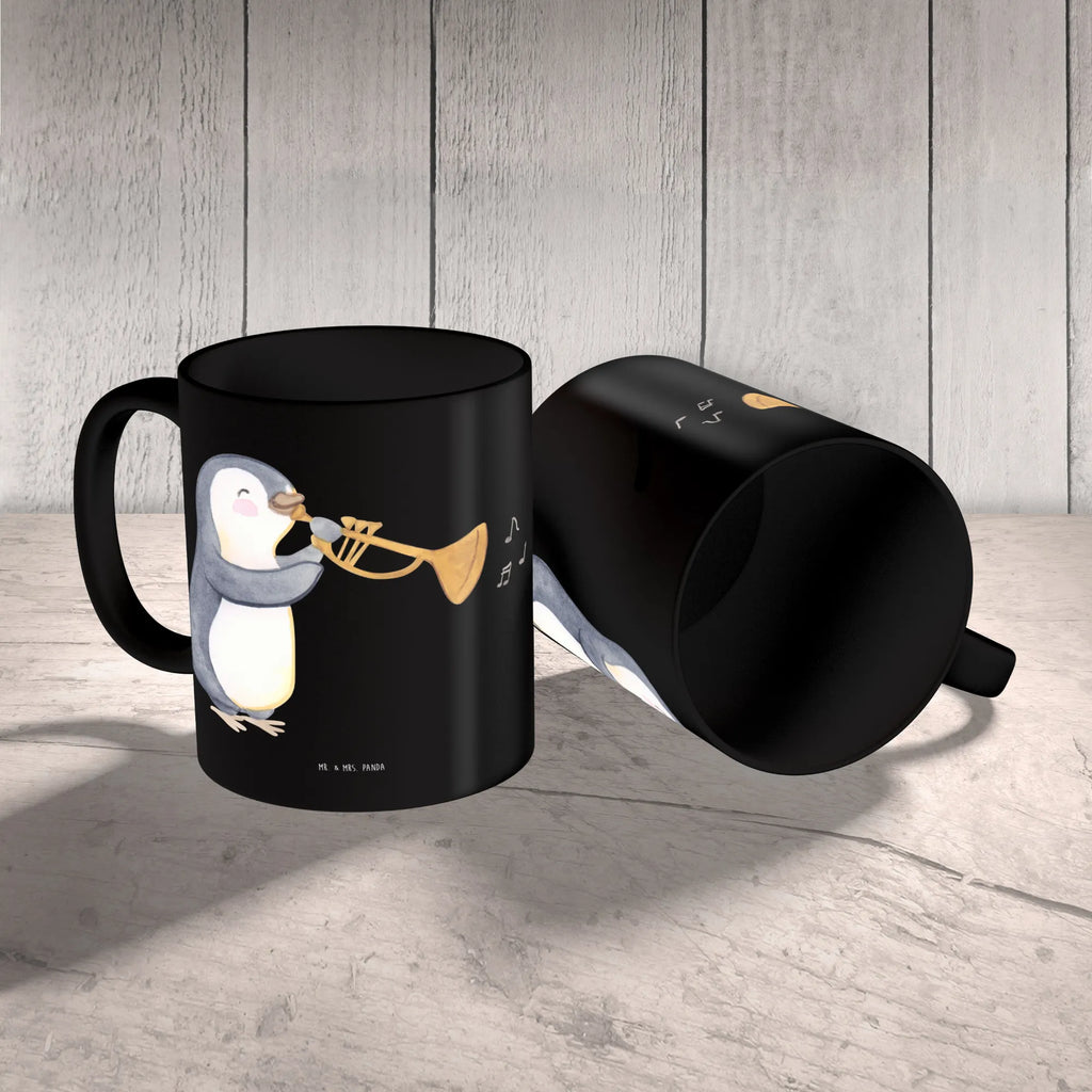Tasse Trompete Kunst Tasse mit Motiven, Keramiktasse, Tasse, Kaffeetasse, Geschenktasse, Porzellantasse, Bürotasse, Tasse mit Zitaten, Teetasse, Instrumente, Geschenke Musiker, Musikliebhaber