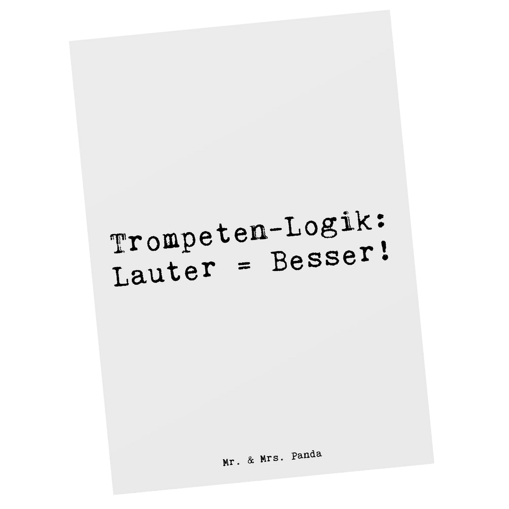 Postkarte Spruch Trompeten Weisheit Karte, Ansichtskarten, Geschenkkarte, Einladung, Grußkarte, Einladungskarte, Einladung Geburtstag, Postkarte, Dankeskarte, Einladungskarten Geburtstag, Ansichtskarte, Geburtstagskarte, Instrumente, Geschenke Musiker, Musikliebhaber