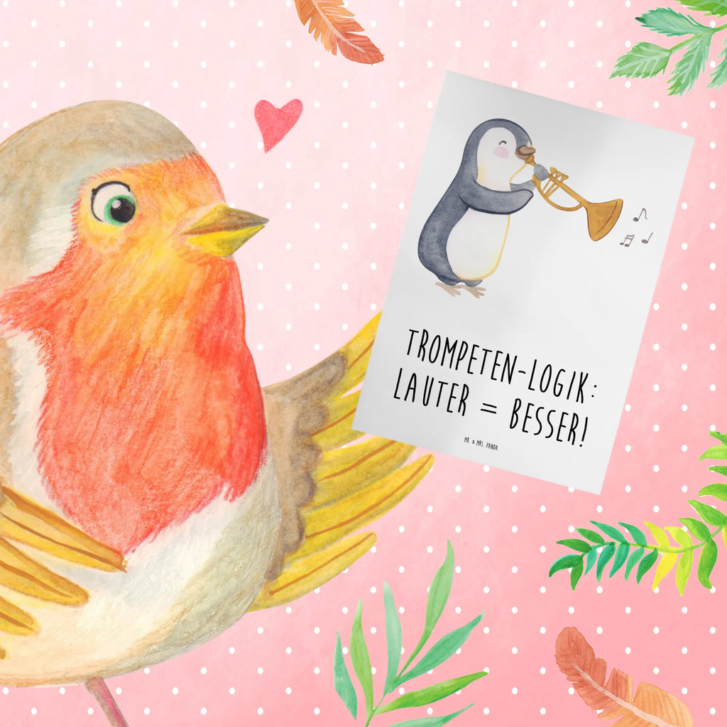 Grußkarte Trompeten Weisheit Hochzeitskarte, Einladungskarte, Klappkarte, Ansichtskarten, Geburtstagskarte, Grußkarte, Karte, Glückwunschkarte, Instrumente, Geschenke Musiker, Musikliebhaber