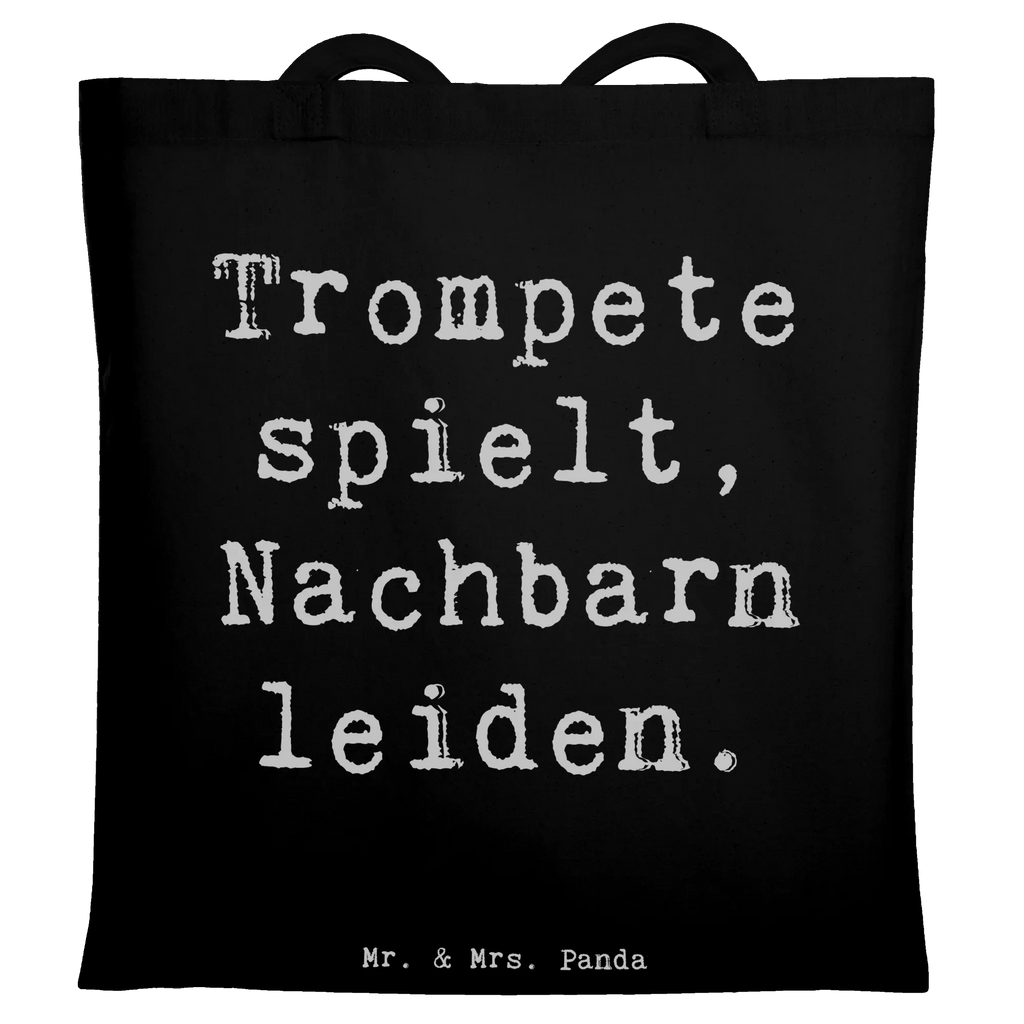 Tragetasche Spruch Trompete Freude Stoffbeutel, Tasche, Tragetasche, Stofftasche, Shopper, Schultertasche, Beutel, Jutebeutel, Laptoptasche, Einkaufstüte, Umhängetasche, Einkaufstasche, Beuteltasche, Jutetasche, Strandtasche, Badetasche, Instrumente, Geschenke Musiker, Musikliebhaber