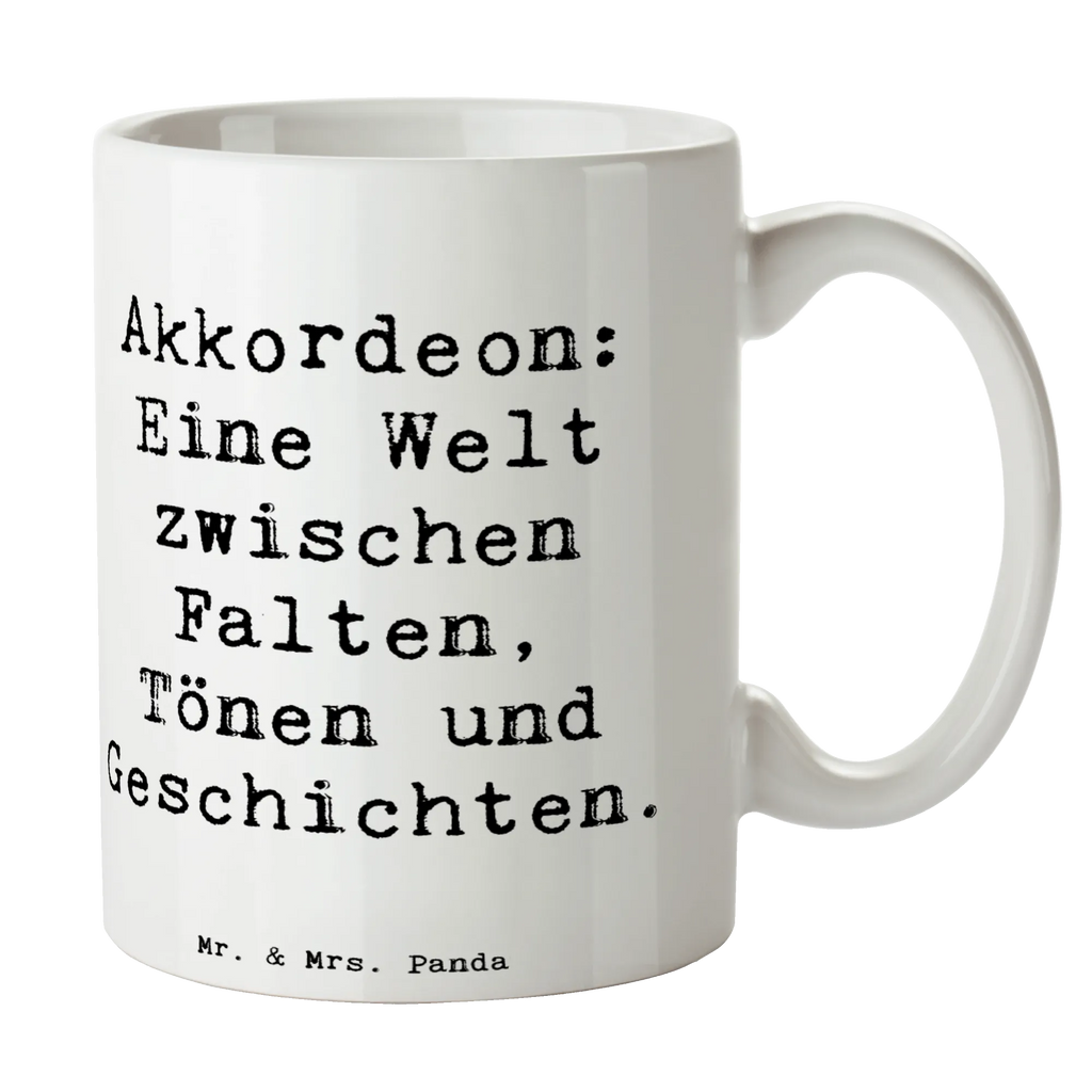 Mug Saying Akkordeon: Eine Welt zwischen Falten, Tönen und Geschichten. Bürotasse, Porzellantasse, Tasse, Keramiktasse, Geschenktasse, Teetasse, Tasse mit Motiven, Kaffeetasse, Tasse mit Zitaten, Instrumente, Geschenke Musiker, Musikliebhaber