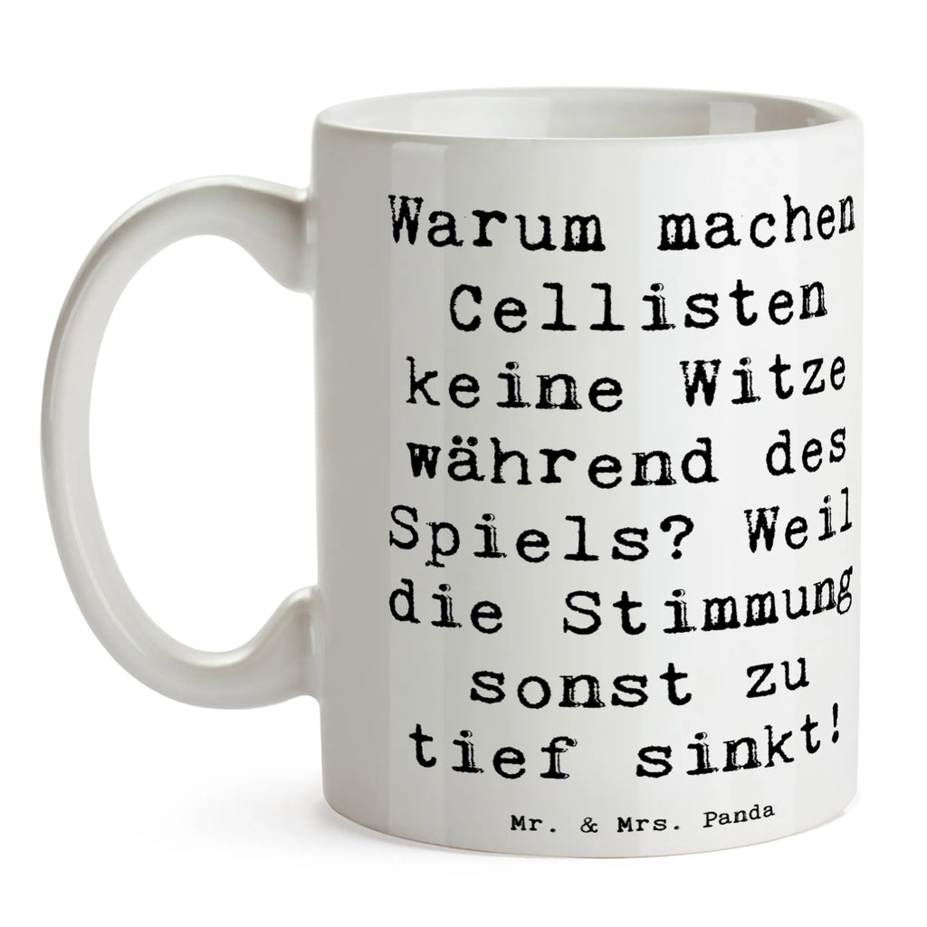 Tasse Spruch Cello Witz Verdorben Tasse mit Motiven, Tasse, Porzellantasse, Tasse mit Zitaten, Bürotasse, Keramiktasse, Kaffeetasse, Geschenktasse, Teetasse, Instrumente, Geschenke Musiker, Musikliebhaber