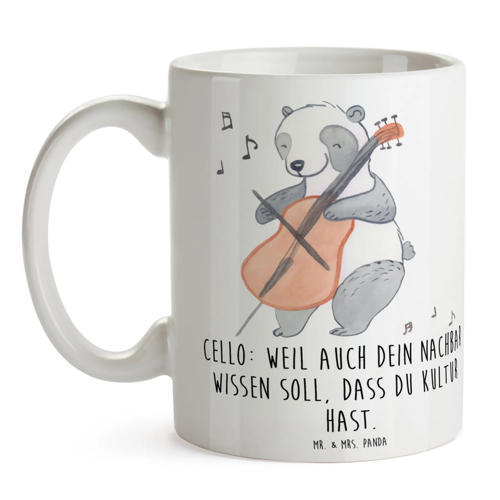 Tasse Cello Kultur Kaffeetasse, Porzellantasse, Geschenktasse, Tasse mit Motiven, Bürotasse, Teetasse, Tasse, Tasse mit Zitaten, Keramiktasse, Instrumente, Geschenke Musiker, Musikliebhaber