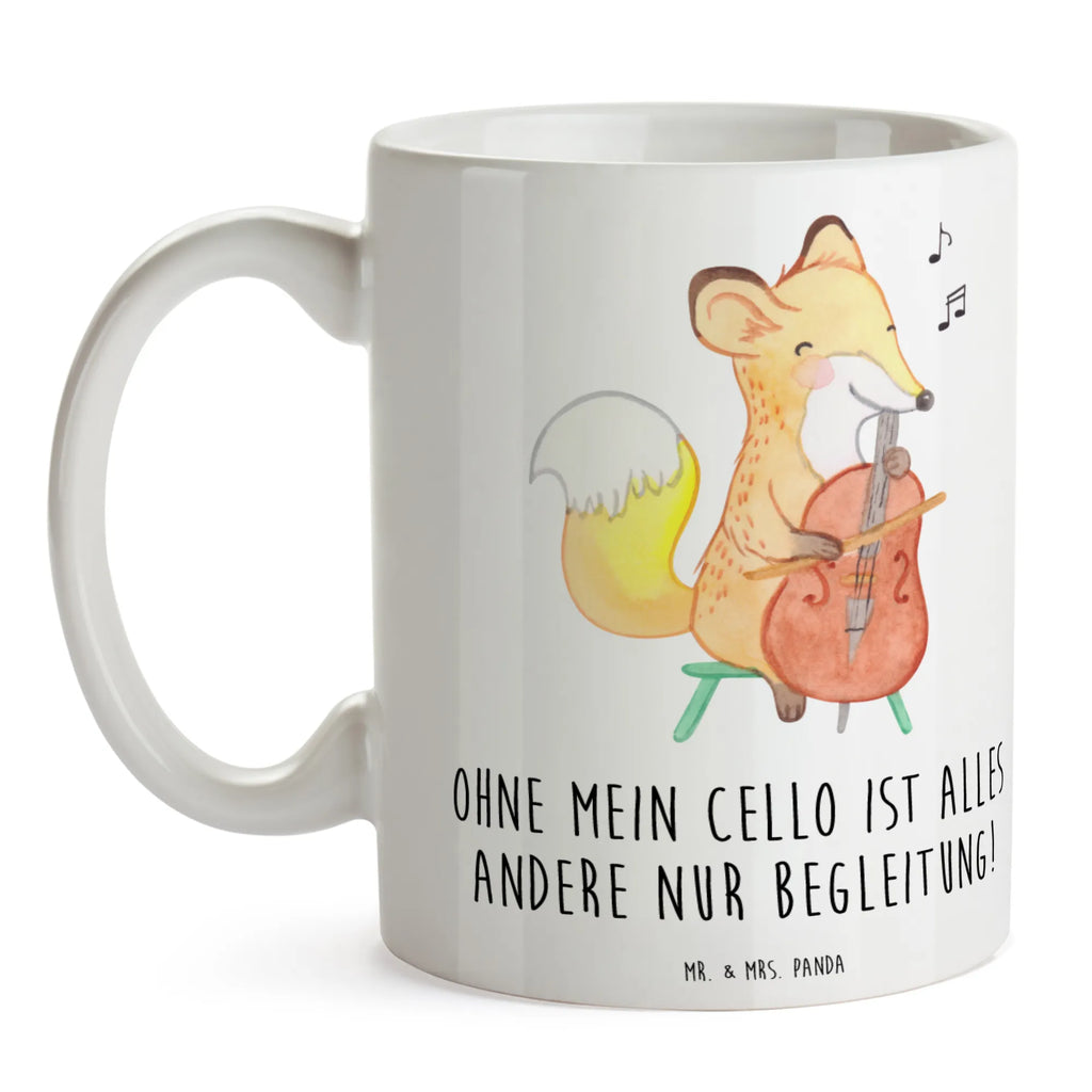 Tasse Cello Magie Bürotasse, Teetasse, Keramiktasse, Tasse mit Zitaten, Porzellantasse, Tasse, Kaffeetasse, Geschenktasse, Tasse mit Motiven, Instrumente, Geschenke Musiker, Musikliebhaber