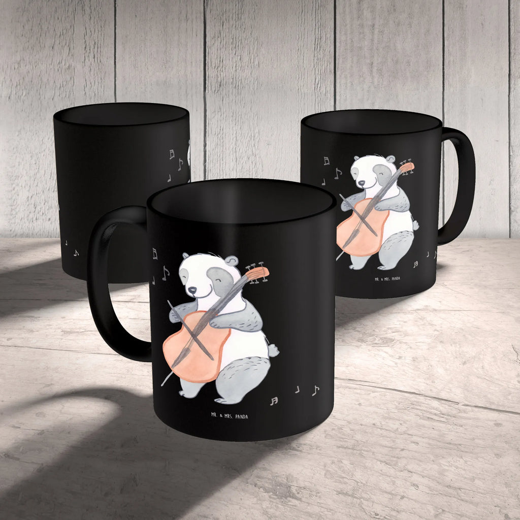 Tasse Cello Vertrauen Bürotasse, Keramiktasse, Teetasse, Kaffeetasse, Tasse mit Motiven, Porzellantasse, Geschenktasse, Tasse, Tasse mit Zitaten, Instrumente, Geschenke Musiker, Musikliebhaber