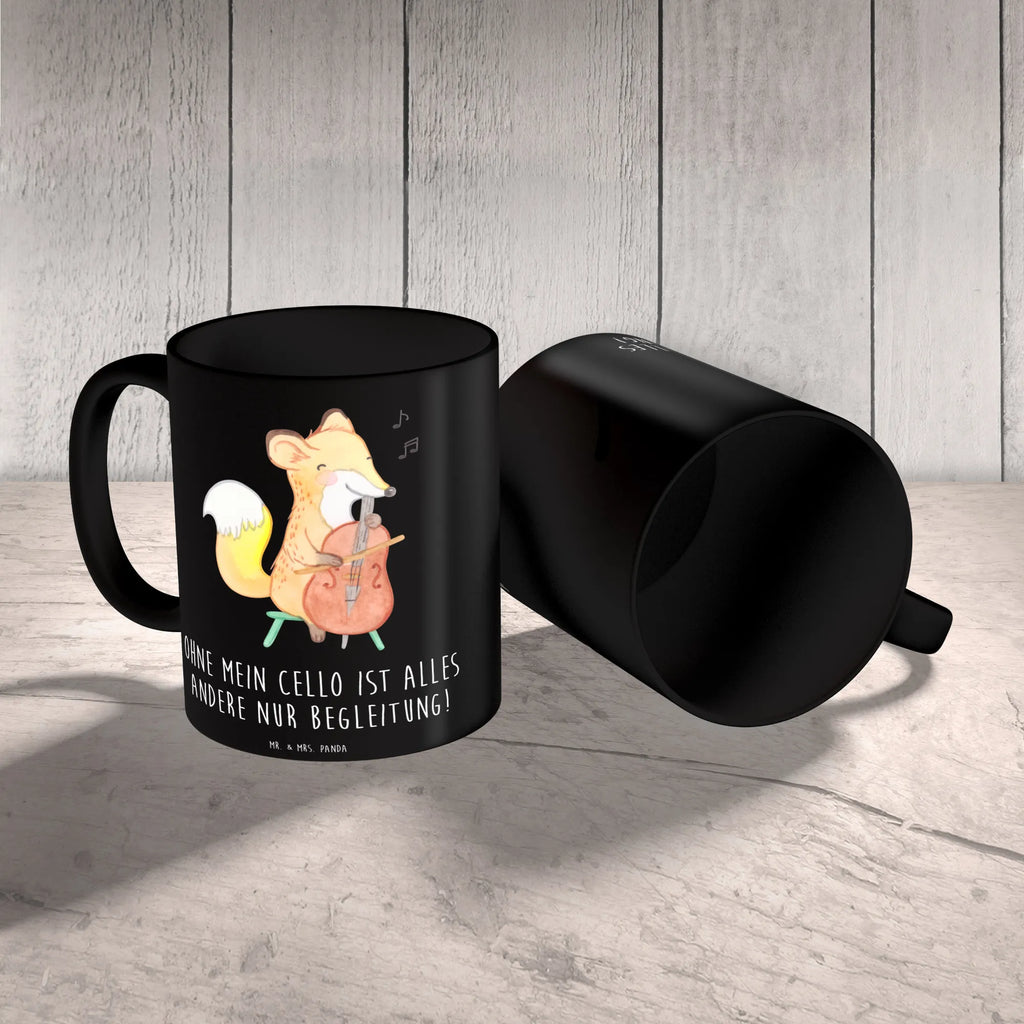Tasse Cello Magie Bürotasse, Teetasse, Keramiktasse, Tasse mit Zitaten, Porzellantasse, Tasse, Kaffeetasse, Geschenktasse, Tasse mit Motiven, Instrumente, Geschenke Musiker, Musikliebhaber