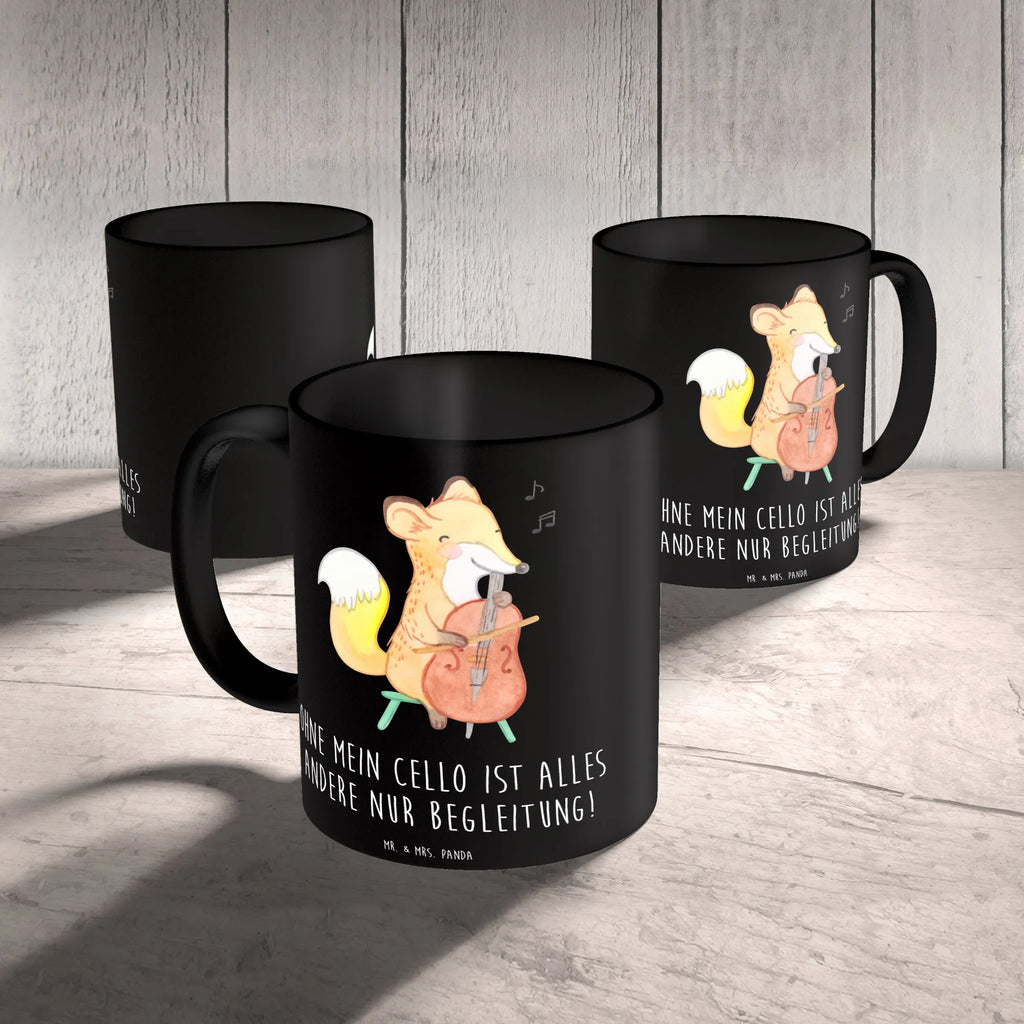 Tasse Cello Magie Bürotasse, Teetasse, Keramiktasse, Tasse mit Zitaten, Porzellantasse, Tasse, Kaffeetasse, Geschenktasse, Tasse mit Motiven, Instrumente, Geschenke Musiker, Musikliebhaber