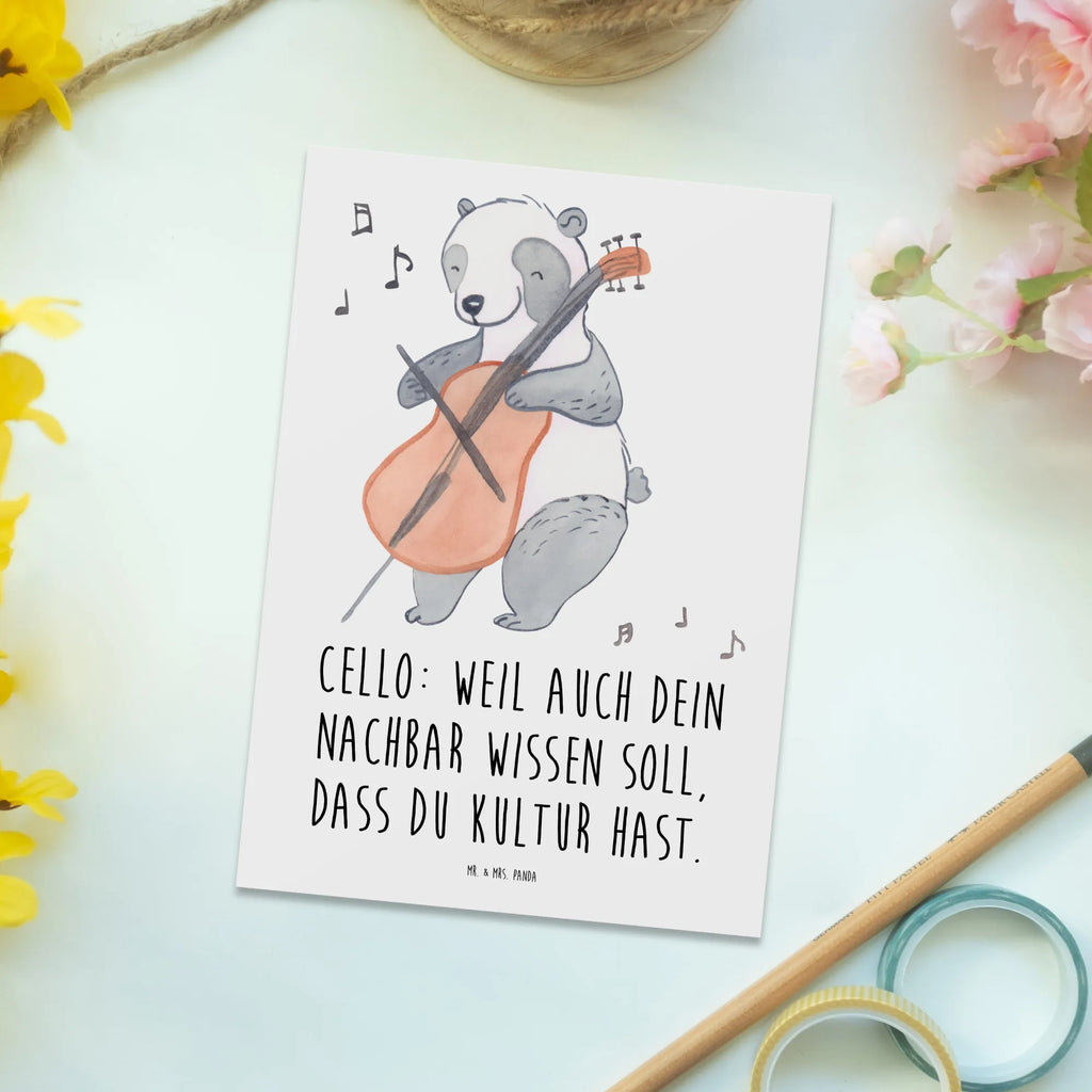 Postcard Cello: Weil auch dein Nachbar wissen soll, dass du Kultur hast. Einladung, Ansichtskarten, Geburtstagskarte, Einladung Geburtstag, Karte, Geschenkkarte, Ansichtskarte, Einladungskarte, Dankeskarte, Einladungskarten Geburtstag, Postkarte, Grußkarte, Instrumente, Geschenke Musiker, Musikliebhaber