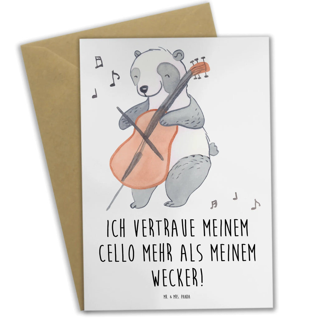 Grußkarte Cello Vertrauen Glückwunschkarte, Geburtstagskarte, Karte, Ansichtskarten, Grußkarte, Einladungskarte, Hochzeitskarte, Klappkarte, Instrumente, Geschenke Musiker, Musikliebhaber