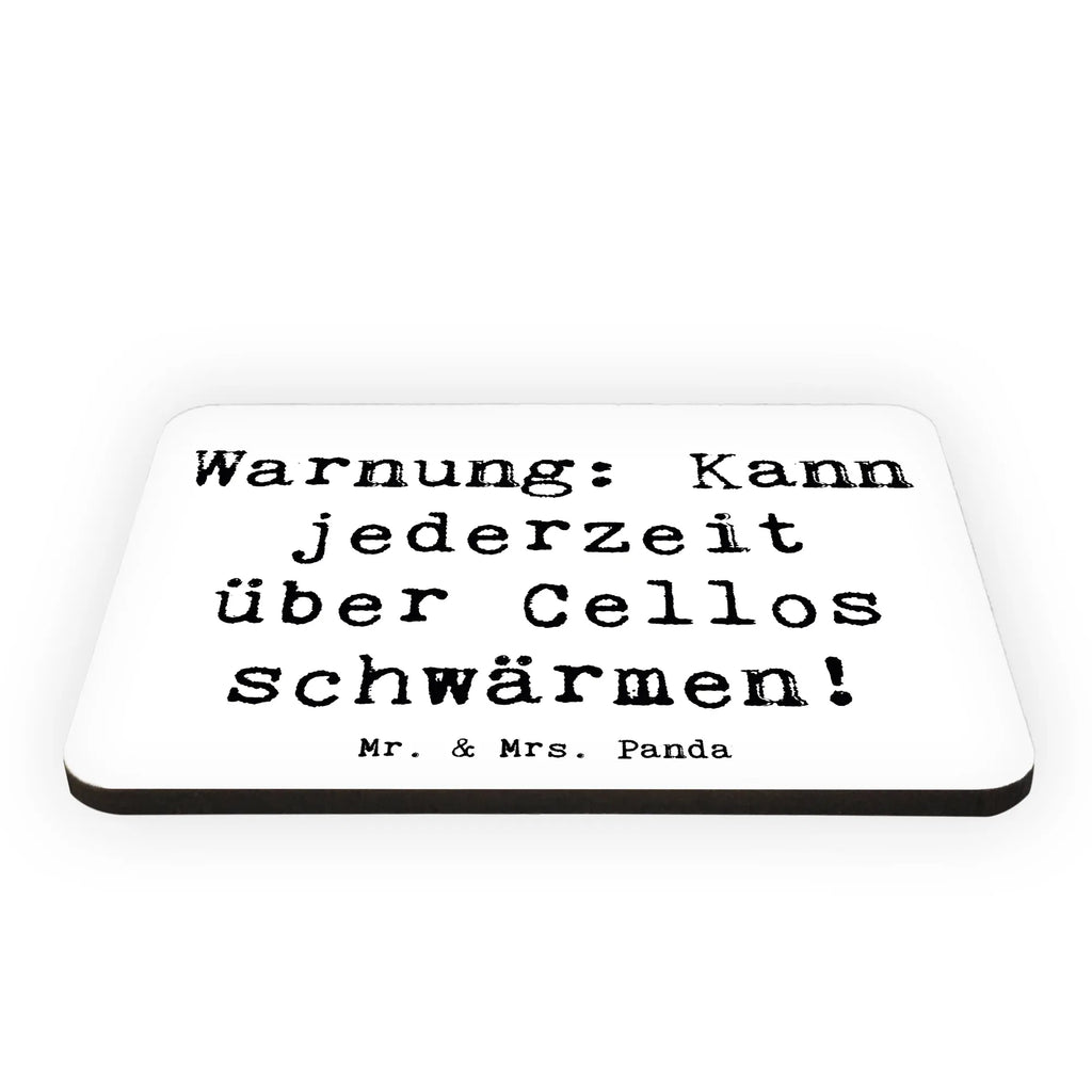 Magnet Saying Warnung: Kann jederzeit über Cellos schwärmen! Motivmagnete, Kühlschrank Dekoration, Dekomagnet, Whiteboard Magnet, Kühlschrankmagnet, Notiz Magnet, Souvenir Magnet, Pinnwandmagnet, Instrumente, Geschenke Musiker, Musikliebhaber
