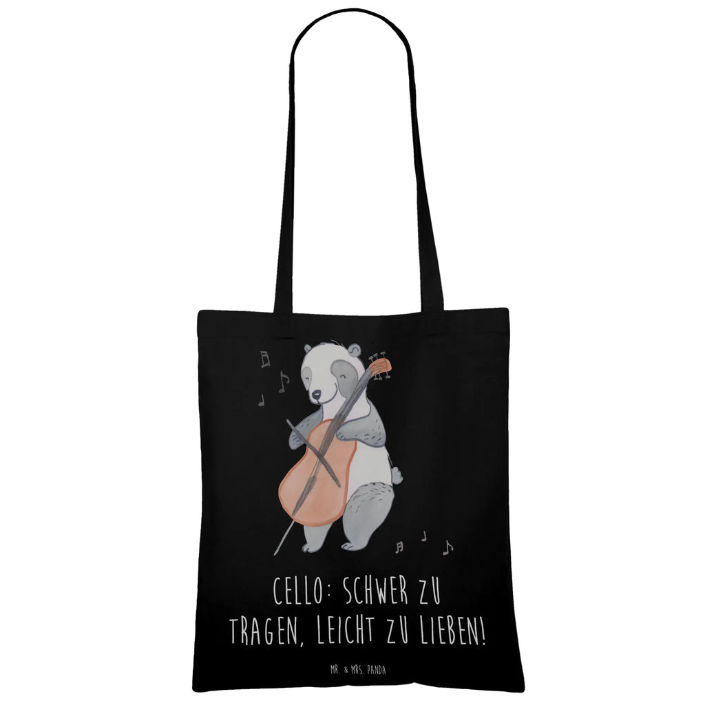 Tote bag Cello: Schwer zu tragen, leicht zu lieben! Tragetasche, Schultertasche, Einkaufstüte, Einkaufstasche, Shopper, Stoffbeutel, Laptoptasche, Beuteltasche, Umhängetasche, Stofftasche, Beutel, Badetasche, Strandtasche, Jutebeutel, Jutetasche, Tasche, Instrumente, Geschenke Musiker, Musikliebhaber