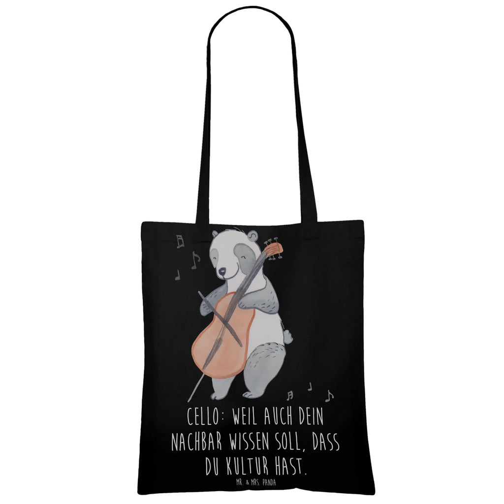 Tote bag Cello: Weil auch dein Nachbar wissen soll, dass du Kultur hast. Shopper, Schultertasche, Stoffbeutel, Umhängetasche, Strandtasche, Einkaufstasche, Stofftasche, Badetasche, Einkaufstüte, Tasche, Beuteltasche, Beutel, Tragetasche, Laptoptasche, Jutebeutel, Jutetasche, Instrumente, Geschenke Musiker, Musikliebhaber