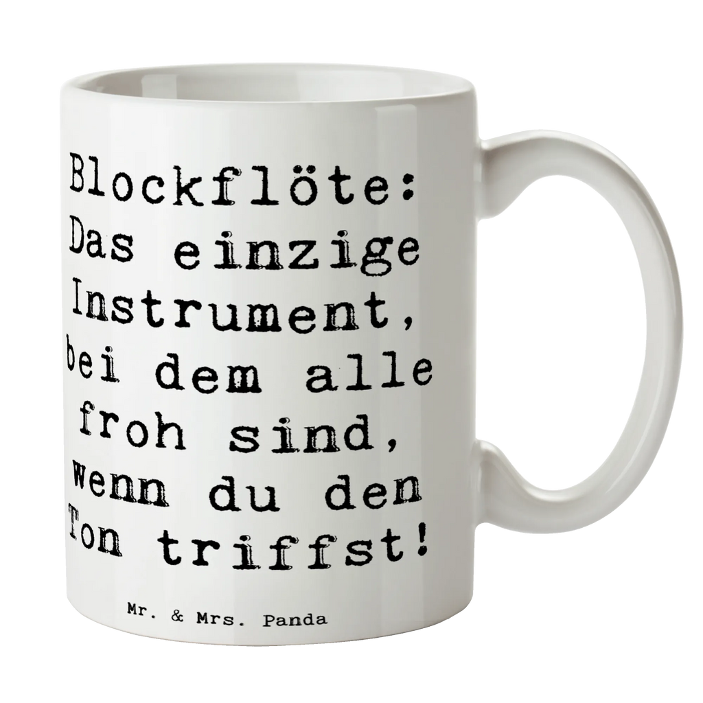Mug Saying Blockflöte: Das einzige Instrument, bei dem alle froh sind, wenn du den Ton triffst! Keramiktasse, Teetasse, Kaffeetasse, Geschenktasse, Bürotasse, Tasse mit Zitaten, Porzellantasse, Tasse, Tasse mit Motiven, Instrumente, Geschenke Musiker, Musikliebhaber
