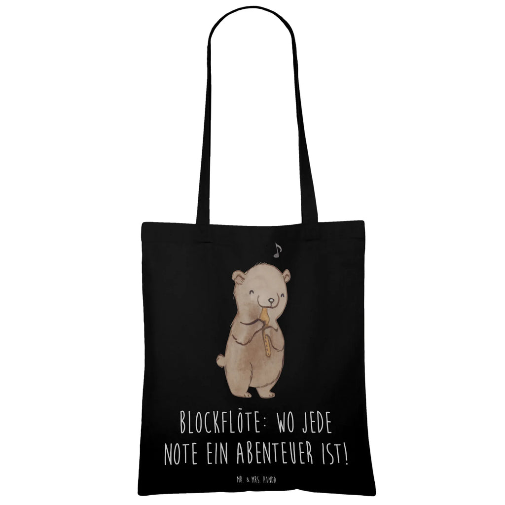 Tote bag Blockflöte: Wo jede Note ein Abenteuer ist! Einkaufstasche, Jutetasche, Stofftasche, Jutebeutel, Beuteltasche, Strandtasche, Tasche, Einkaufstüte, Stoffbeutel, Umhängetasche, Beutel, Shopper, Badetasche, Schultertasche, Tragetasche, Laptoptasche, Instrumente, Geschenke Musiker, Musikliebhaber