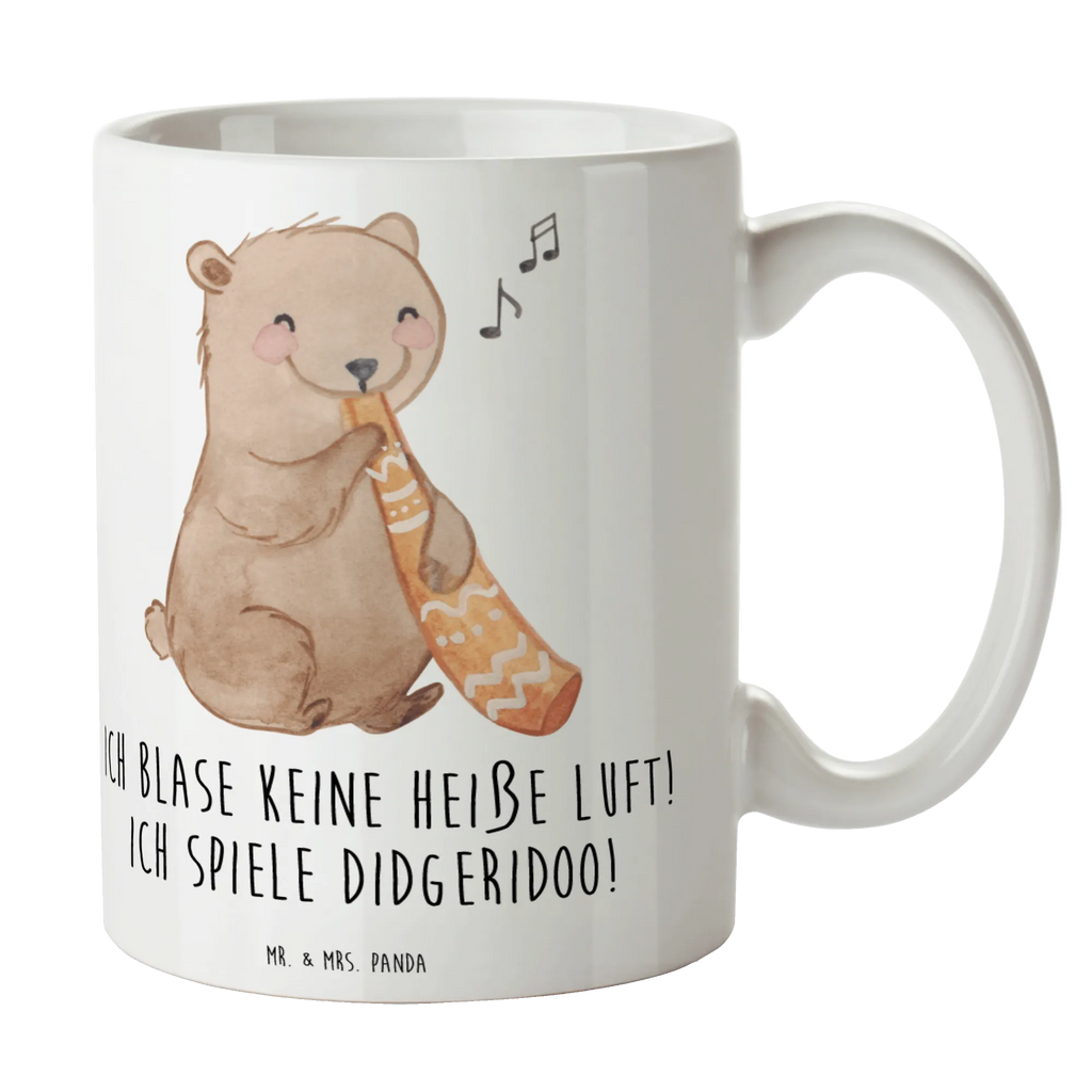 Mug Ich blase keine heiße Luft! Ich spiele Didgeridoo! Kaffeetasse, Keramiktasse, Porzellantasse, Bürotasse, Tasse, Geschenktasse, Teetasse, Tasse mit Zitaten, Tasse mit Motiven, Instrumente, Geschenke Musiker, Musikliebhaber