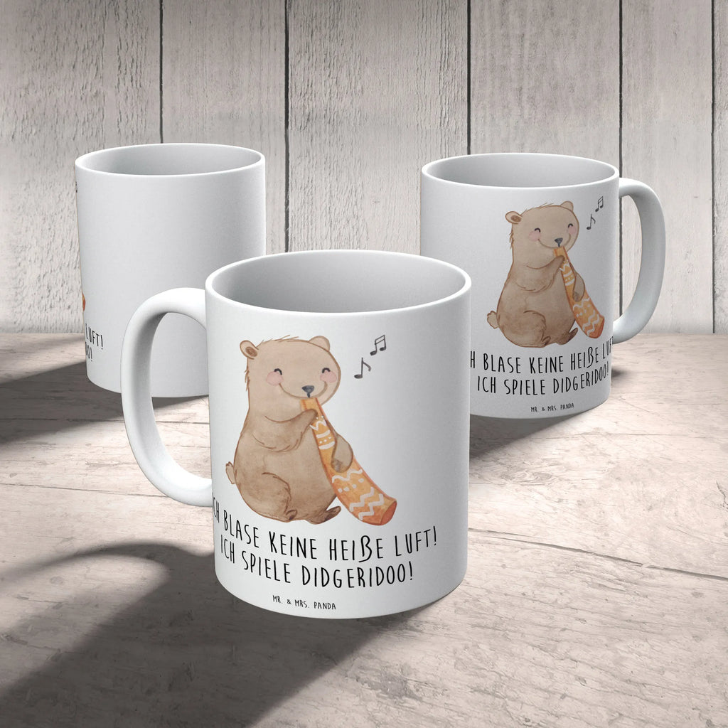 Mug Ich blase keine heiße Luft! Ich spiele Didgeridoo! Kaffeetasse, Keramiktasse, Porzellantasse, Bürotasse, Tasse, Geschenktasse, Teetasse, Tasse mit Zitaten, Tasse mit Motiven, Instrumente, Geschenke Musiker, Musikliebhaber