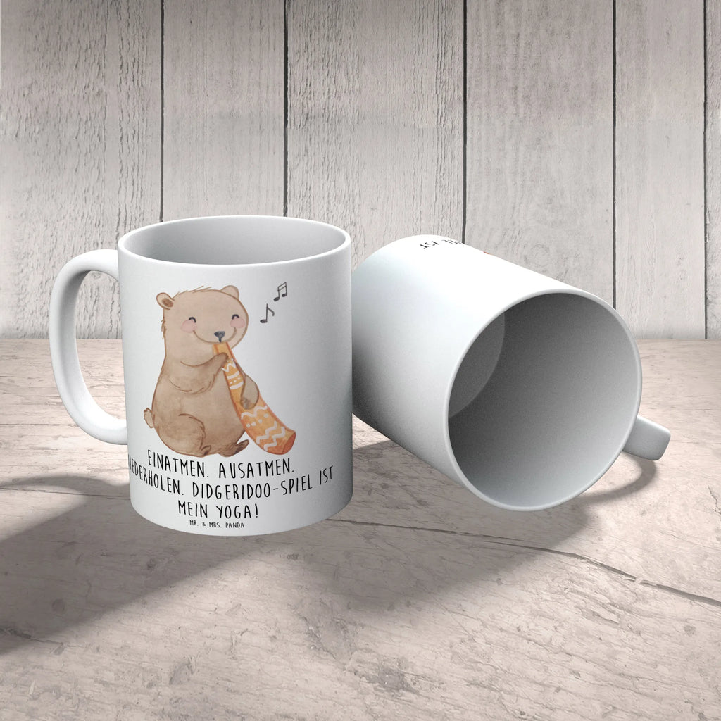 Mug Einatmen. Ausatmen. Wiederholen. Didgeridoo-Spiel ist mein Yoga! Tasse mit Zitaten, Teetasse, Tasse mit Motiven, Bürotasse, Kaffeetasse, Tasse, Keramiktasse, Geschenktasse, Porzellantasse, Instrumente, Geschenke Musiker, Musikliebhaber