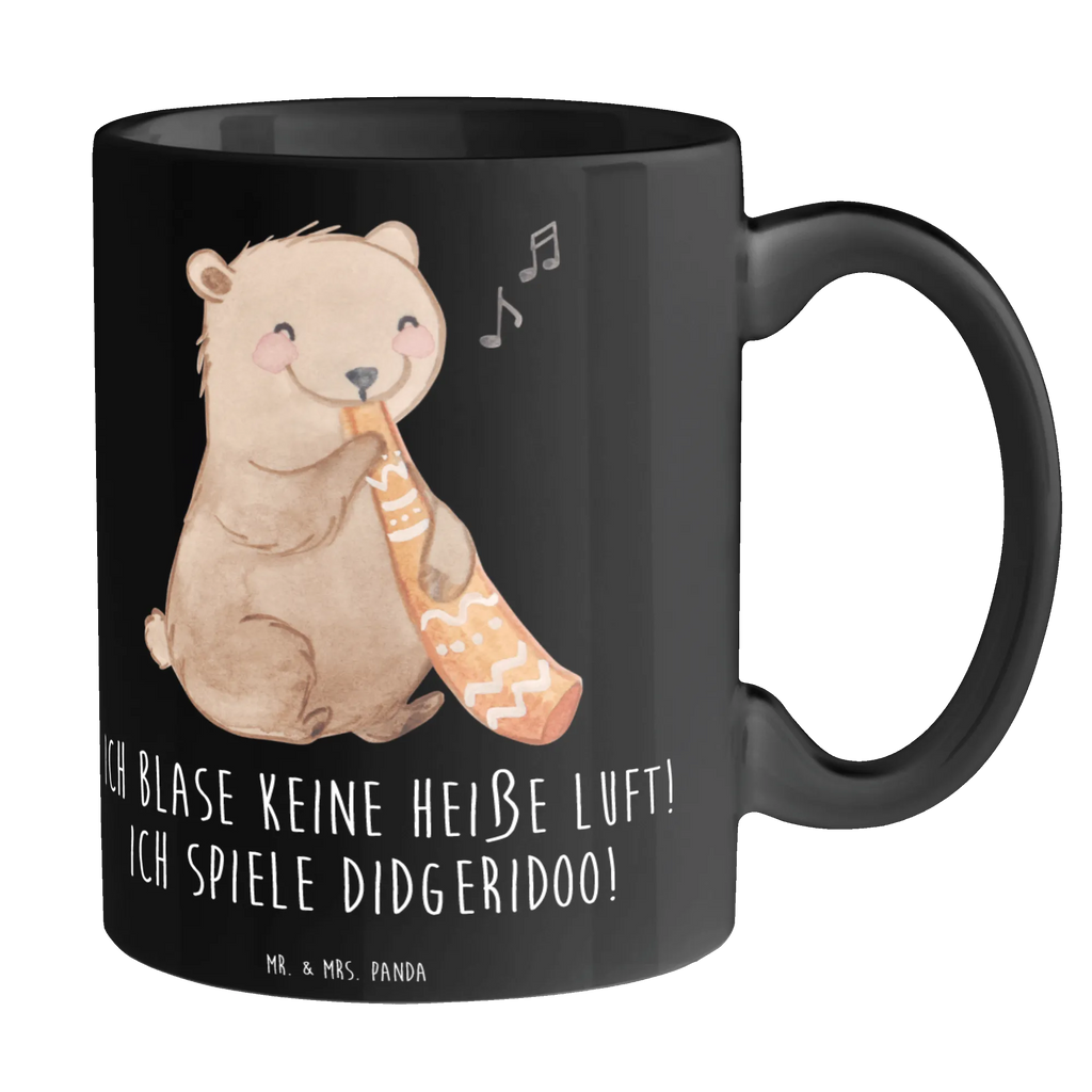 Mug Ich blase keine heiße Luft! Ich spiele Didgeridoo! Kaffeetasse, Keramiktasse, Porzellantasse, Bürotasse, Tasse, Geschenktasse, Teetasse, Tasse mit Zitaten, Tasse mit Motiven, Instrumente, Geschenke Musiker, Musikliebhaber