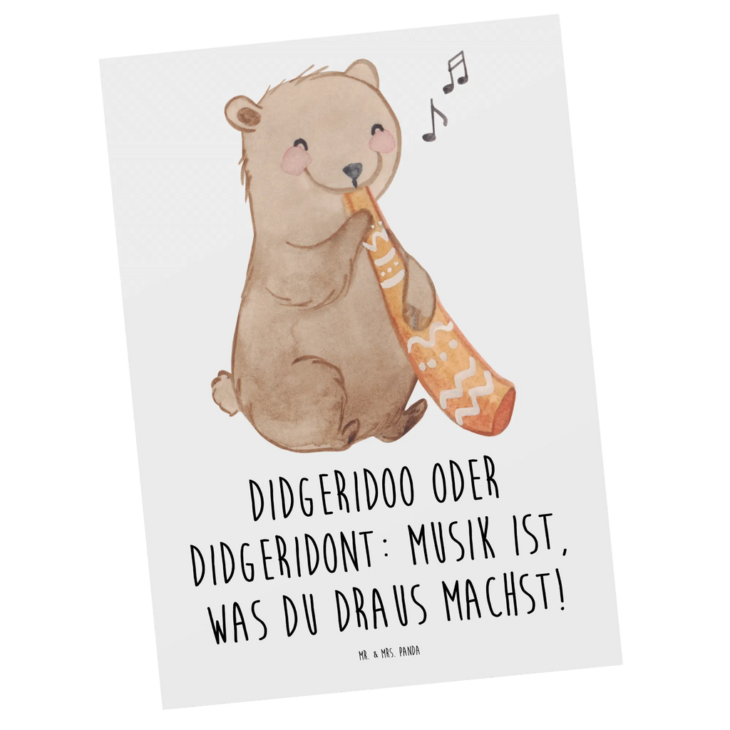 Postcard Didgeridoo oder Didgeridont: Musik ist, was du draus machst! Karte, Ansichtskarte, Einladungskarte, Grußkarte, Geschenkkarte, Ansichtskarten, Geburtstagskarte, Einladungskarten Geburtstag, Postkarte, Einladung, Einladung Geburtstag, Dankeskarte, Instrumente, Geschenke Musiker, Musikliebhaber