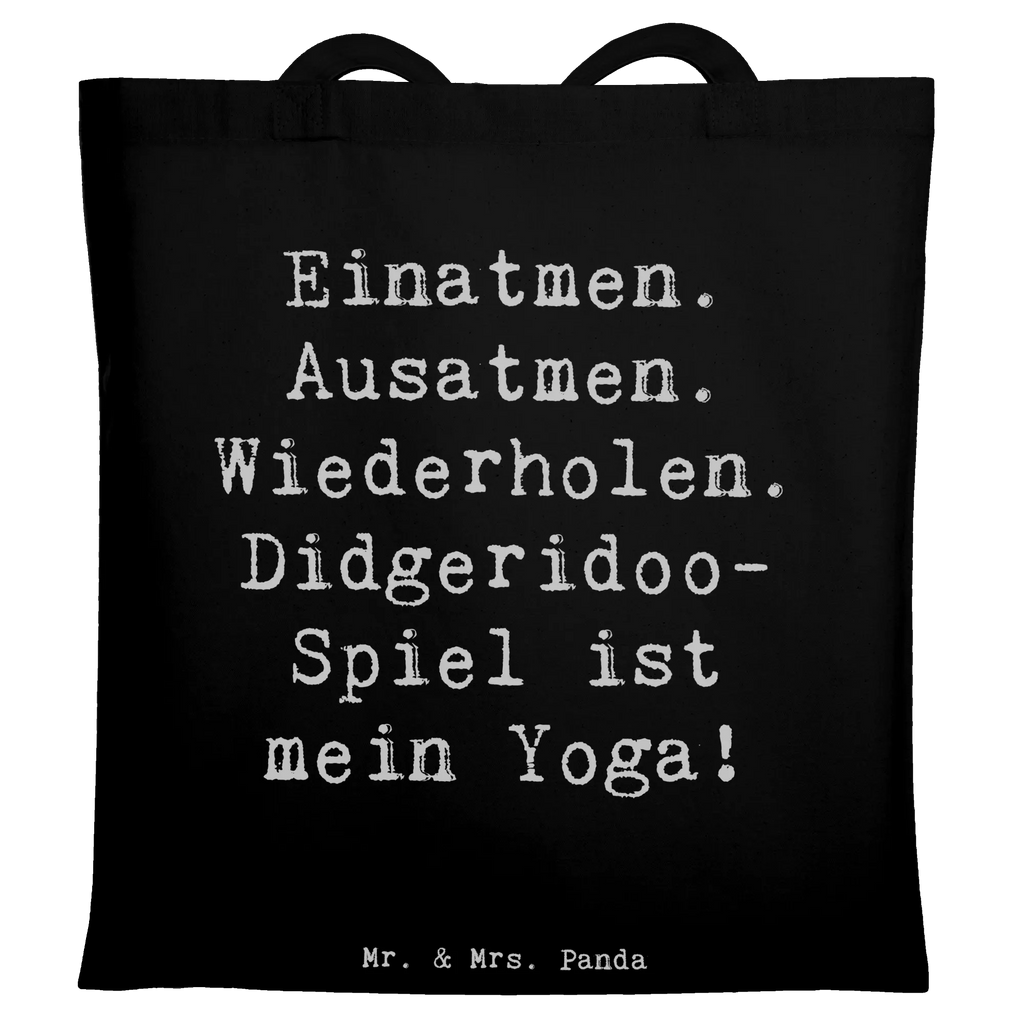 Tote bag Saying Einatmen. Ausatmen. Wiederholen. Didgeridoo-Spiel ist mein Yoga! Badetasche, Stoffbeutel, Tasche, Jutebeutel, Shopper, Stofftasche, Beutel, Strandtasche, Jutetasche, Beuteltasche, Tragetasche, Schultertasche, Einkaufstasche, Laptoptasche, Einkaufstüte, Umhängetasche, Instrumente, Geschenke Musiker, Musikliebhaber