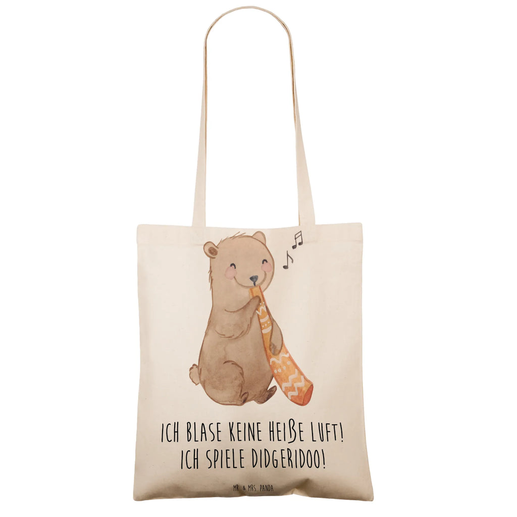 Tote bag Ich blase keine heiße Luft! Ich spiele Didgeridoo! Tragetasche, Schultertasche, Stoffbeutel, Beuteltasche, Badetasche, Jutebeutel, Strandtasche, Einkaufstüte, Tasche, Umhängetasche, Shopper, Jutetasche, Einkaufstasche, Laptoptasche, Beutel, Stofftasche, Instrumente, Geschenke Musiker, Musikliebhaber