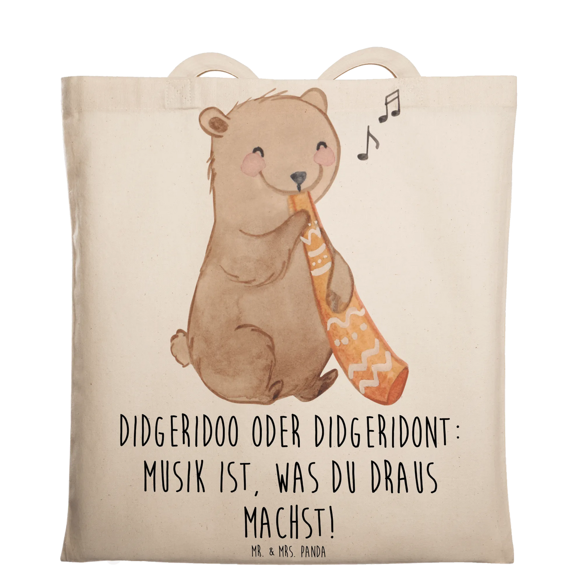 Tote bag Didgeridoo oder Didgeridont: Musik ist, was du draus machst! Instruments, gifts for musicians, music enthusiasts