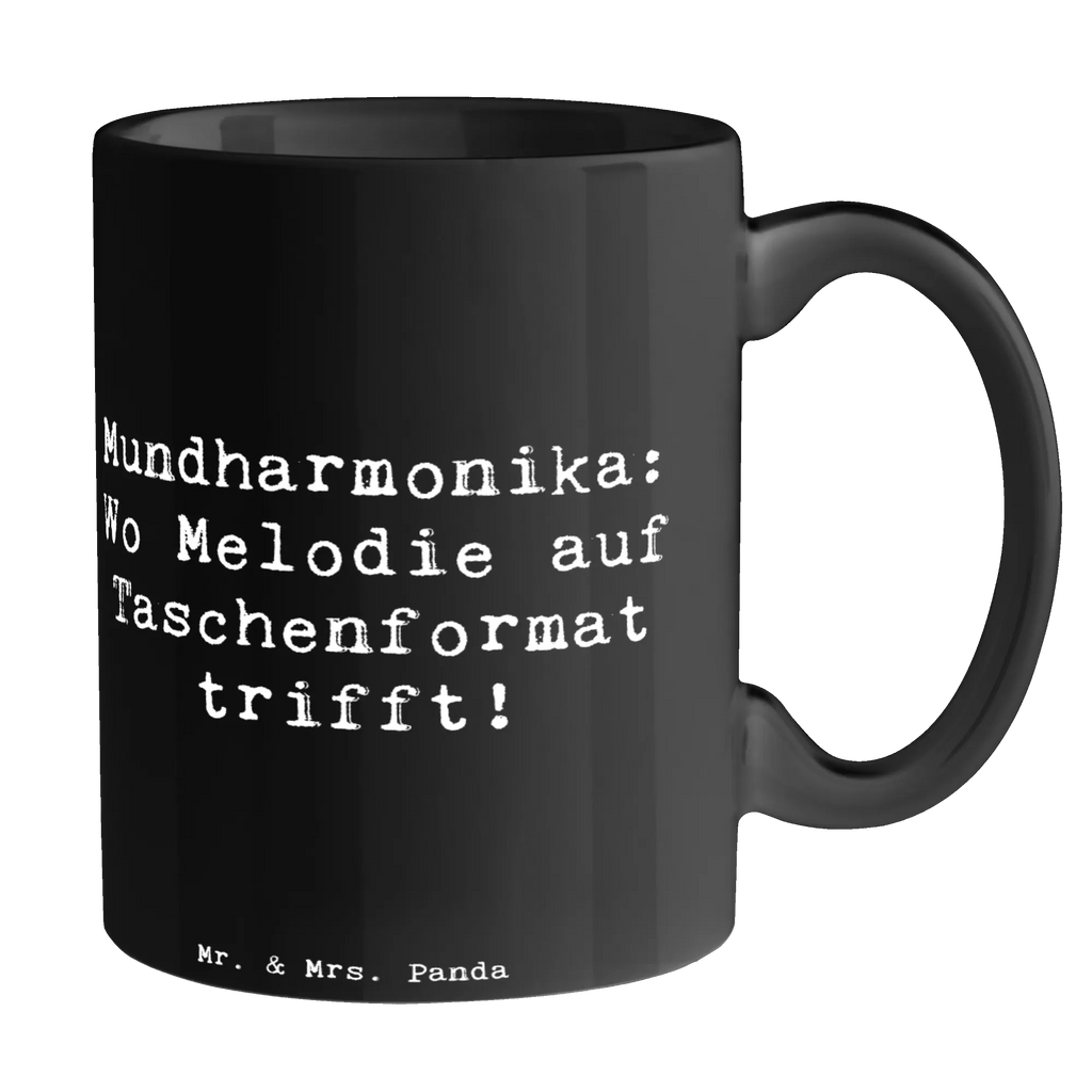 Mug Saying Mundharmonika: Wo Melodie auf Taschenformat trifft! Tasse mit Motiven, Teetasse, Tasse mit Zitaten, Kaffeetasse, Porzellantasse, Geschenktasse, Tasse, Keramiktasse, Bürotasse, Instrumente, Geschenke Musiker, Musikliebhaber