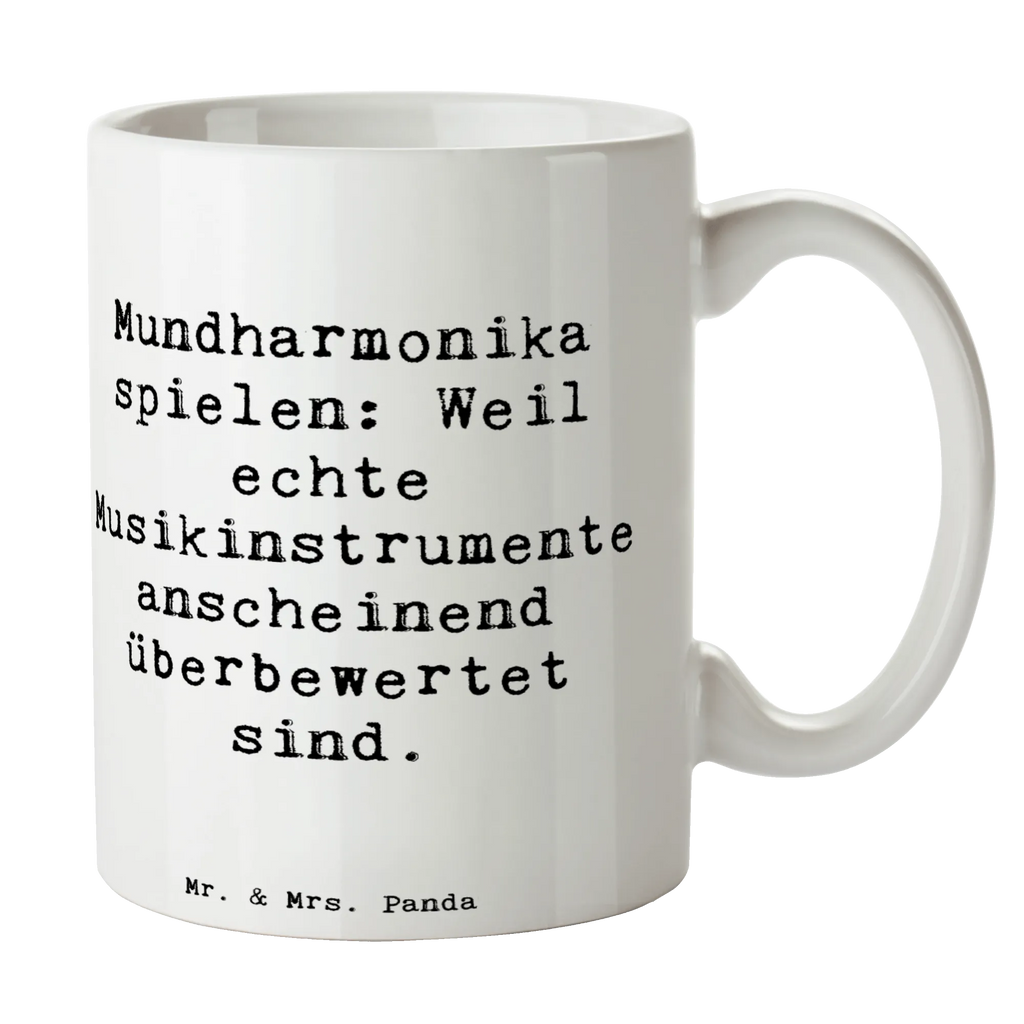 Mug Saying Mundharmonika spielen: Weil echte Musikinstrumente anscheinend überbewertet sind. Kaffeetasse, Keramiktasse, Geschenktasse, Tasse mit Zitaten, Bürotasse, Teetasse, Tasse mit Motiven, Porzellantasse, Tasse, Instrumente, Geschenke Musiker, Musikliebhaber
