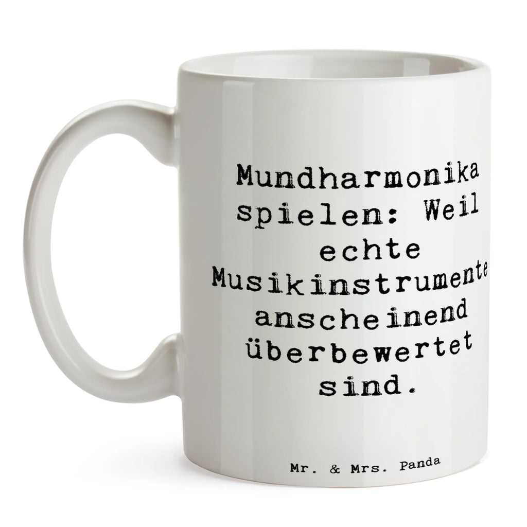 Mug Saying Mundharmonika spielen: Weil echte Musikinstrumente anscheinend überbewertet sind. Kaffeetasse, Keramiktasse, Geschenktasse, Tasse mit Zitaten, Bürotasse, Teetasse, Tasse mit Motiven, Porzellantasse, Tasse, Instrumente, Geschenke Musiker, Musikliebhaber