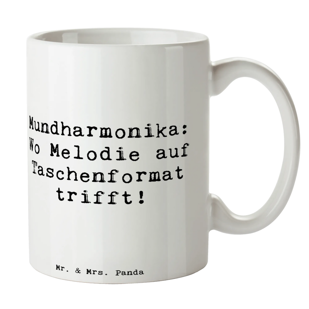 Mug Saying Mundharmonika: Wo Melodie auf Taschenformat trifft! Tasse mit Motiven, Teetasse, Tasse mit Zitaten, Kaffeetasse, Porzellantasse, Geschenktasse, Tasse, Keramiktasse, Bürotasse, Instrumente, Geschenke Musiker, Musikliebhaber