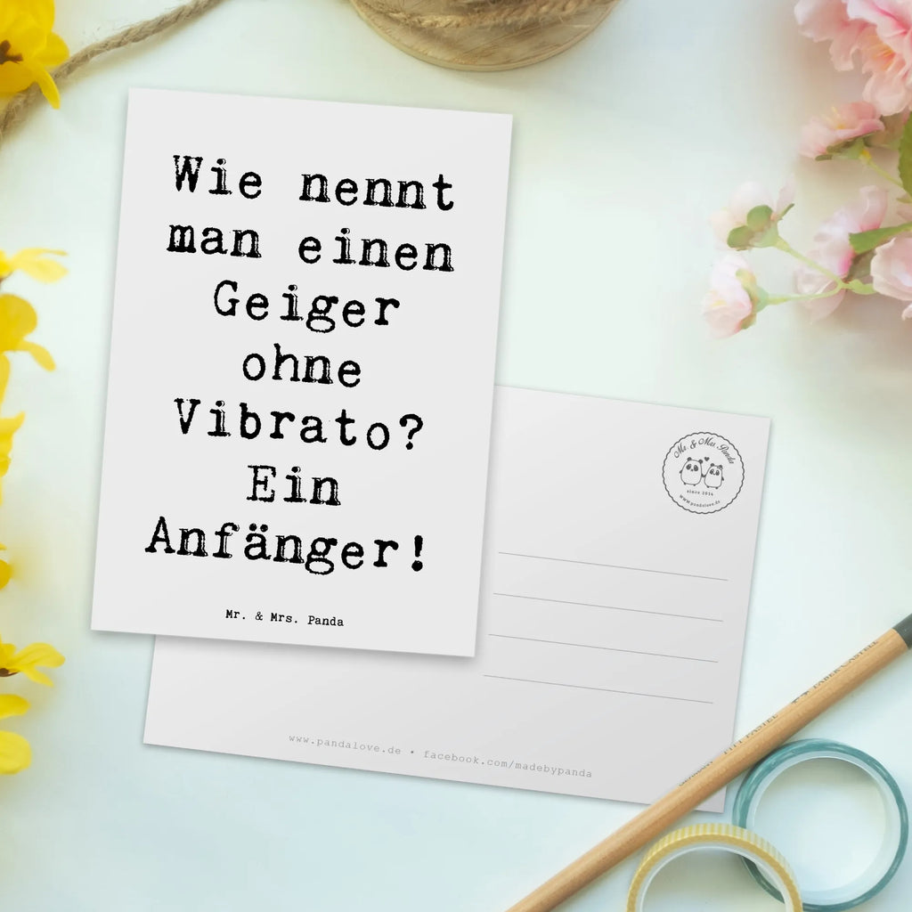 Postkarte Spruch Violine Anfänger Ansichtskarte, Einladung, Karte, Grußkarte, Dankeskarte, Ansichtskarten, Geschenkkarte, Geburtstagskarte, Einladungskarten Geburtstag, Einladung Geburtstag, Postkarte, Einladungskarte, Instrumente, Geschenke Musiker, Musikliebhaber