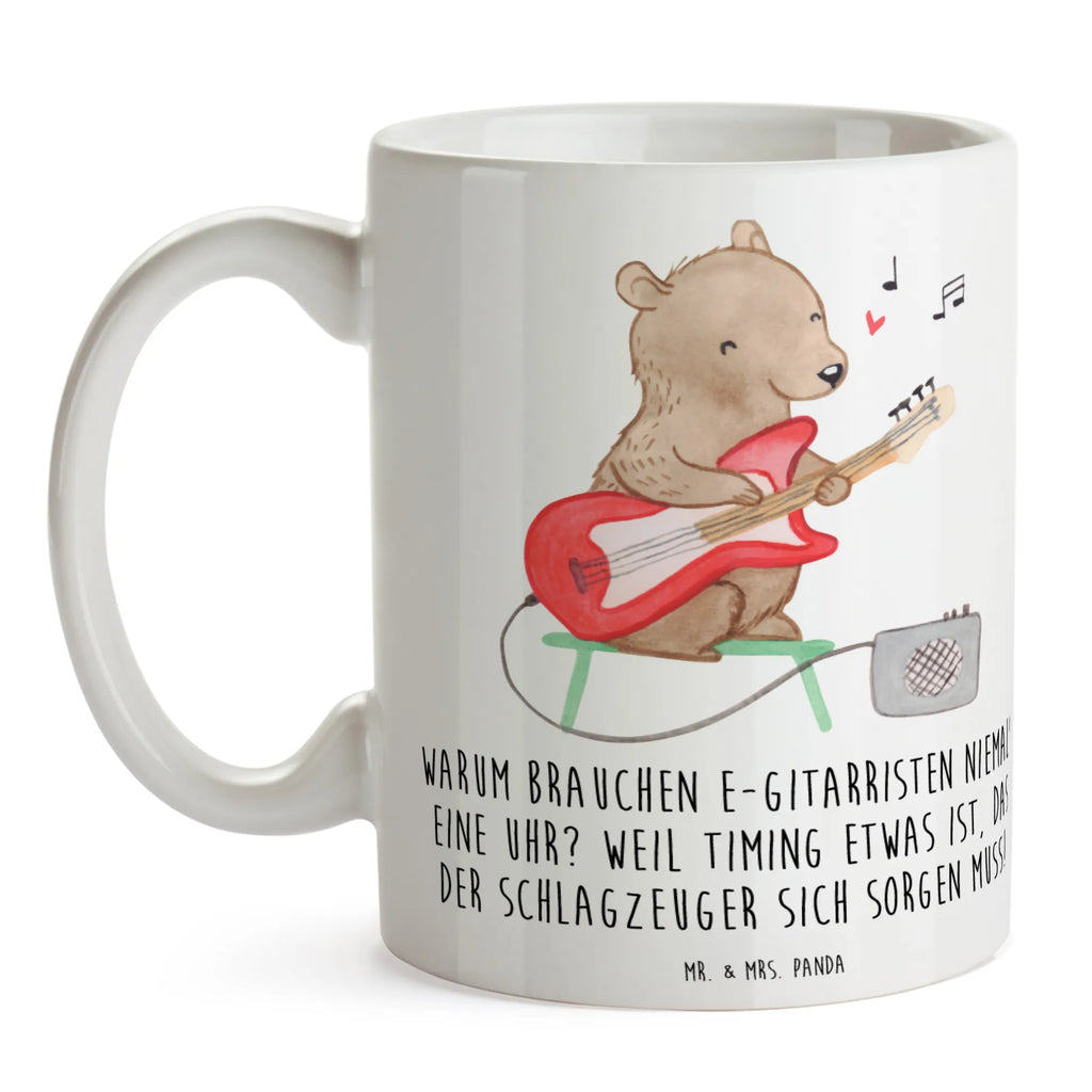 Tasse E-Gitarre Timing Tasse mit Zitaten, Tasse mit Motiven, Tasse, Geschenktasse, Keramiktasse, Teetasse, Kaffeetasse, Bürotasse, Porzellantasse, Instrumente, Geschenke Musiker, Musikliebhaber