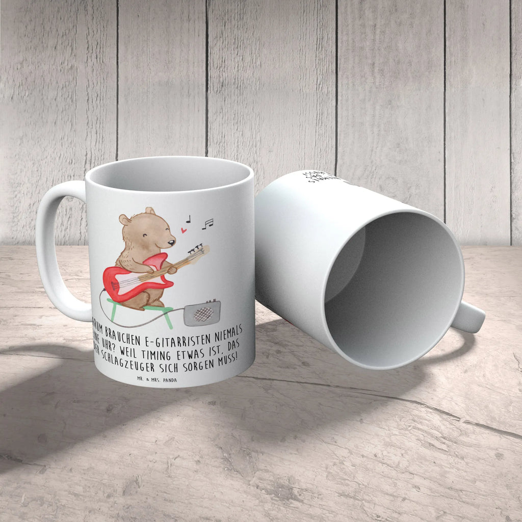 Tasse E-Gitarre Timing Tasse mit Zitaten, Tasse mit Motiven, Tasse, Geschenktasse, Keramiktasse, Teetasse, Kaffeetasse, Bürotasse, Porzellantasse, Instrumente, Geschenke Musiker, Musikliebhaber