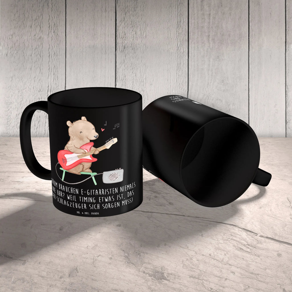 Tasse E-Gitarre Timing Tasse mit Zitaten, Tasse mit Motiven, Tasse, Geschenktasse, Keramiktasse, Teetasse, Kaffeetasse, Bürotasse, Porzellantasse, Instrumente, Geschenke Musiker, Musikliebhaber