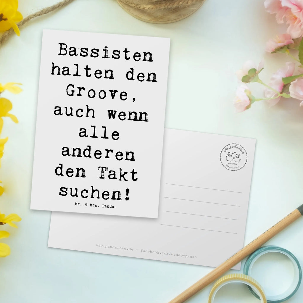 Postcard Saying Bassisten halten den Groove, auch wenn alle anderen den Takt suchen! Ansichtskarten, Ansichtskarte, Einladungskarte, Karte, Postkarte, Einladung Geburtstag, Einladung, Grußkarte, Geschenkkarte, Geburtstagskarte, Einladungskarten Geburtstag, Dankeskarte, Instrumente, Geschenke Musiker, Musikliebhaber