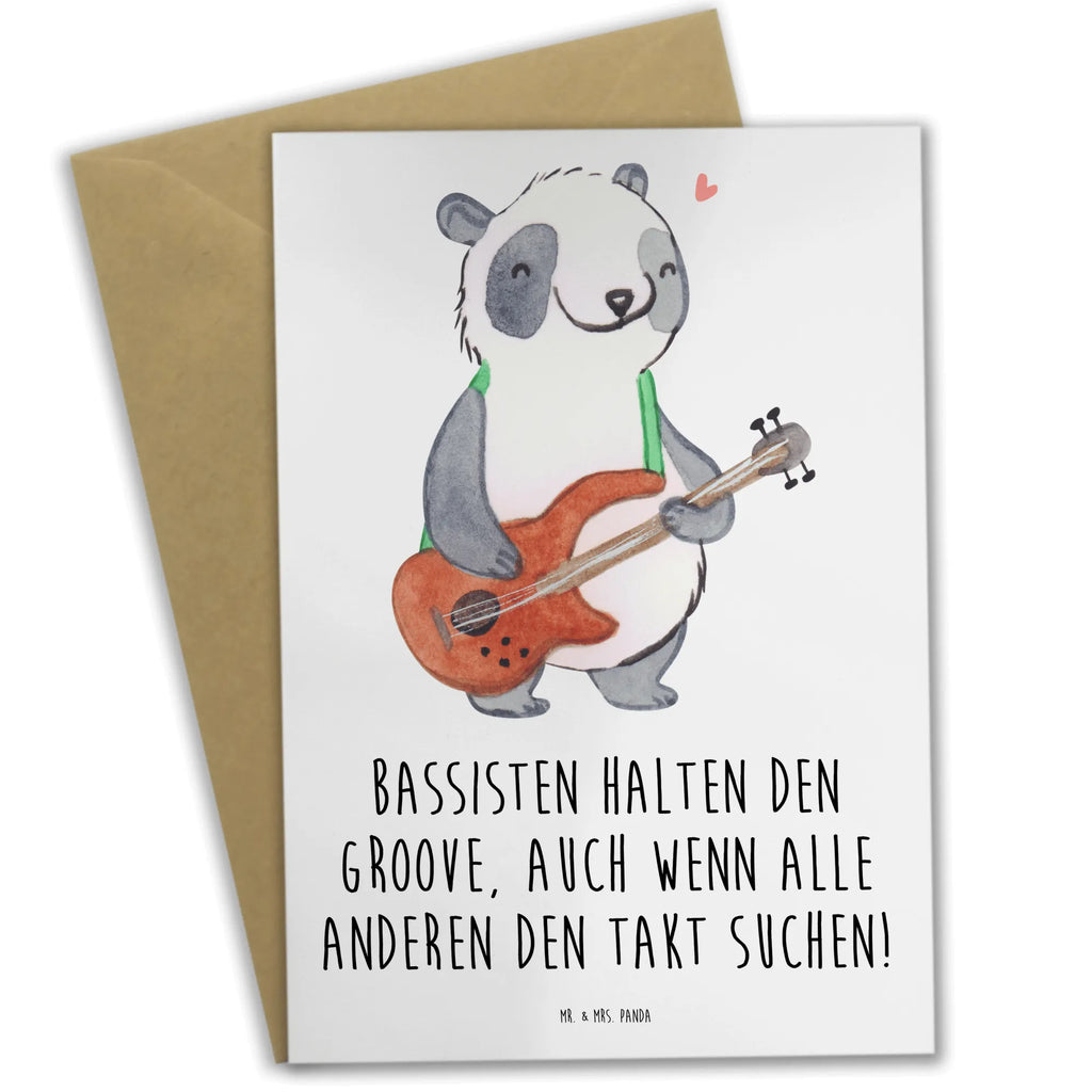 Greetings card Bassisten halten den Groove, auch wenn alle anderen den Takt suchen! Hochzeitskarte, Einladungskarte, Grußkarte, Geburtstagskarte, Klappkarte, Glückwunschkarte, Karte, Ansichtskarten, Instrumente, Geschenke Musiker, Musikliebhaber