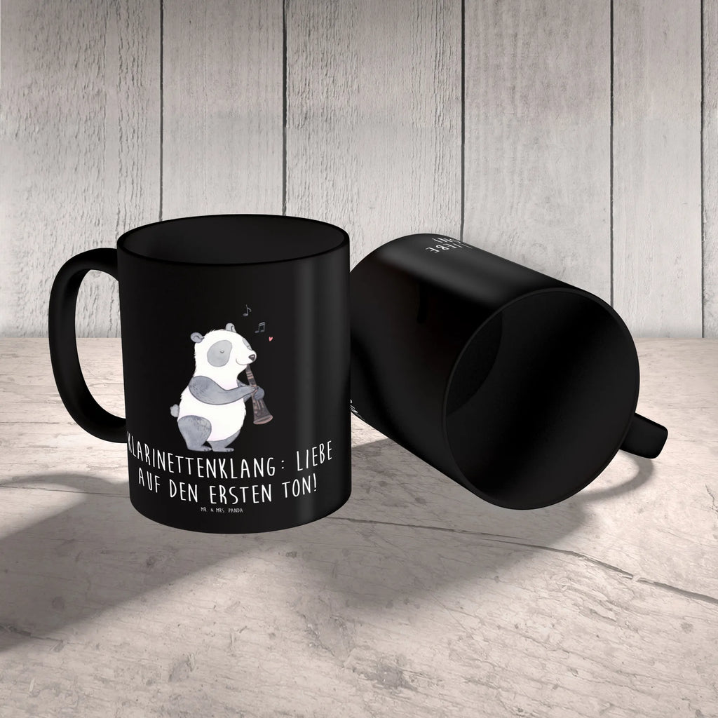 Mug Klarinettenklang: Liebe auf den ersten Ton! Keramiktasse, Kaffeetasse, Geschenktasse, Bürotasse, Tasse mit Zitaten, Tasse, Teetasse, Porzellantasse, Tasse mit Motiven, Instrumente, Geschenke Musiker, Musikliebhaber