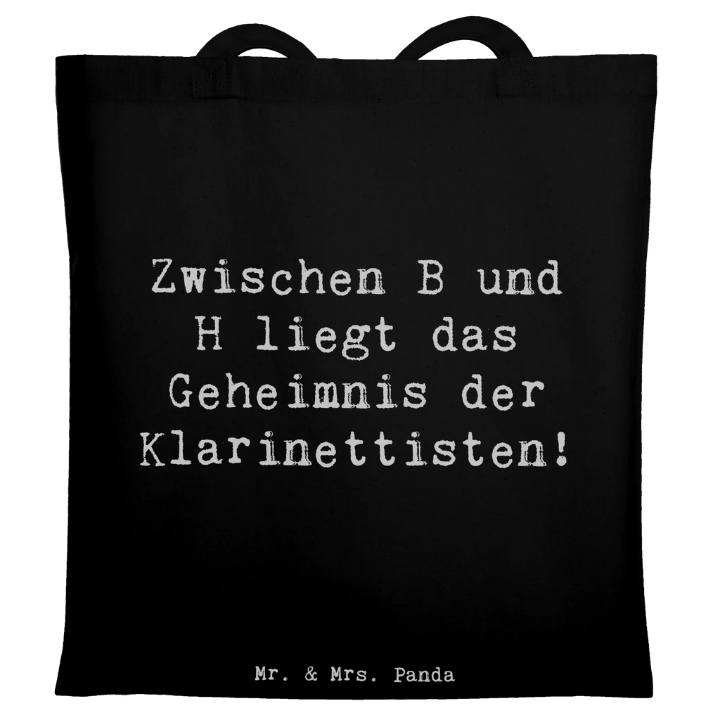 Tote bag Saying Zwischen B und H liegt das Geheimnis der Klarinettisten! Beutel, Tragetasche, Strandtasche, Jutebeutel, Stofftasche, Stoffbeutel, Laptoptasche, Jutetasche, Shopper, Beuteltasche, Einkaufstasche, Schultertasche, Tasche, Umhängetasche, Einkaufstüte, Badetasche, Instrumente, Geschenke Musiker, Musikliebhaber
