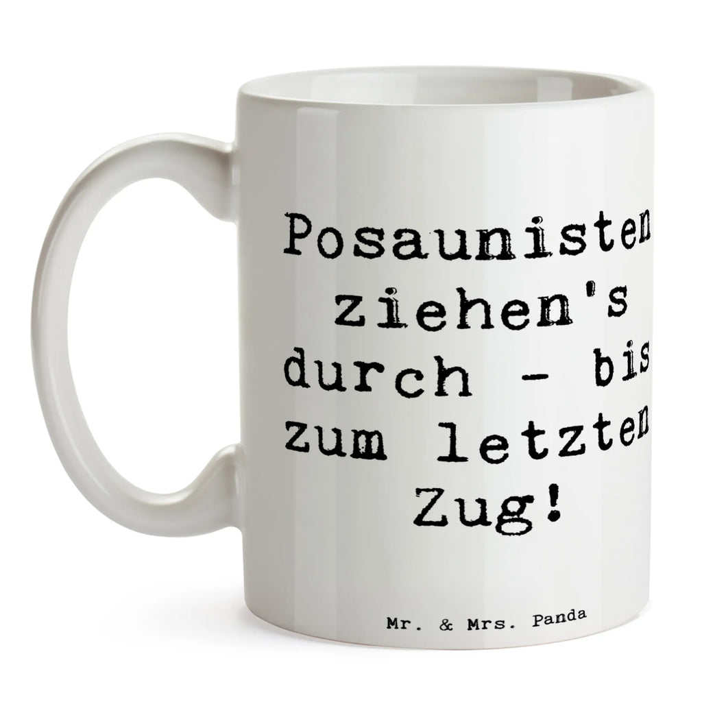 Tasse Spruch Trombone Durchzieher Teetasse, Tasse mit Motiven, Geschenktasse, Porzellantasse, Tasse, Bürotasse, Keramiktasse, Tasse mit Zitaten, Kaffeetasse, Instrumente, Geschenke Musiker, Musikliebhaber