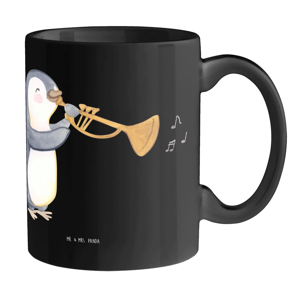 Mug Posaunisten ziehen's durch - bis zum letzten Zug! Teetasse, Tasse, Bürotasse, Porzellantasse, Keramiktasse, Tasse mit Motiven, Tasse mit Zitaten, Kaffeetasse, Geschenktasse, Instrumente, Geschenke Musiker, Musikliebhaber