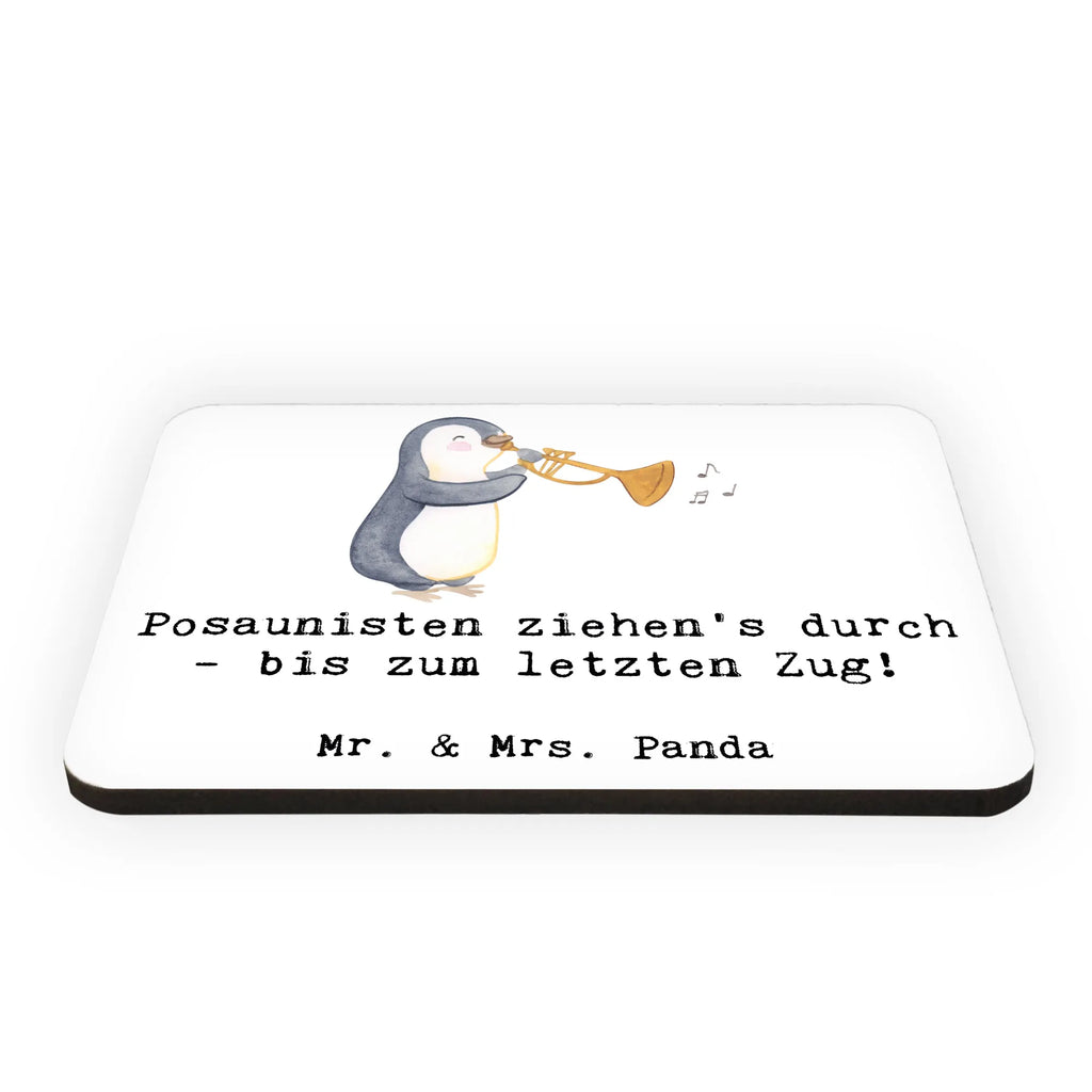 Magnet Saying Posaunisten ziehen's durch - bis zum letzten Zug! Motivmagnete, Kühlschrankmagnet, Souvenir Magnet, Pinnwandmagnet, Kühlschrank Dekoration, Whiteboard Magnet, Dekomagnet, Notiz Magnet, Instrumente, Geschenke Musiker, Musikliebhaber