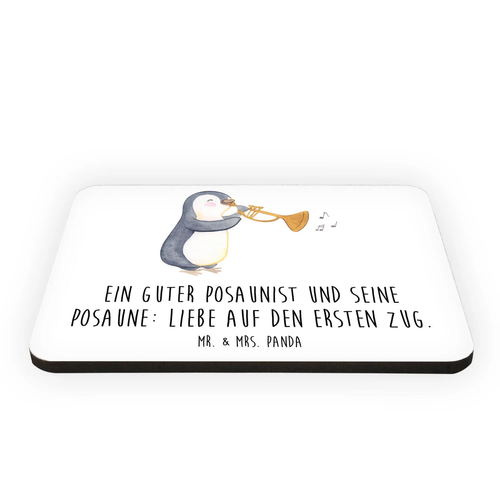 Magnet Ein guter Posaunist und seine Posaune: Liebe auf den ersten Zug. Souvenir Magnet, Kühlschrankmagnet, Pinnwandmagnet, Dekomagnet, Notiz Magnet, Motivmagnete, Kühlschrank Dekoration, Whiteboard Magnet, Instrumente, Geschenke Musiker, Musikliebhaber