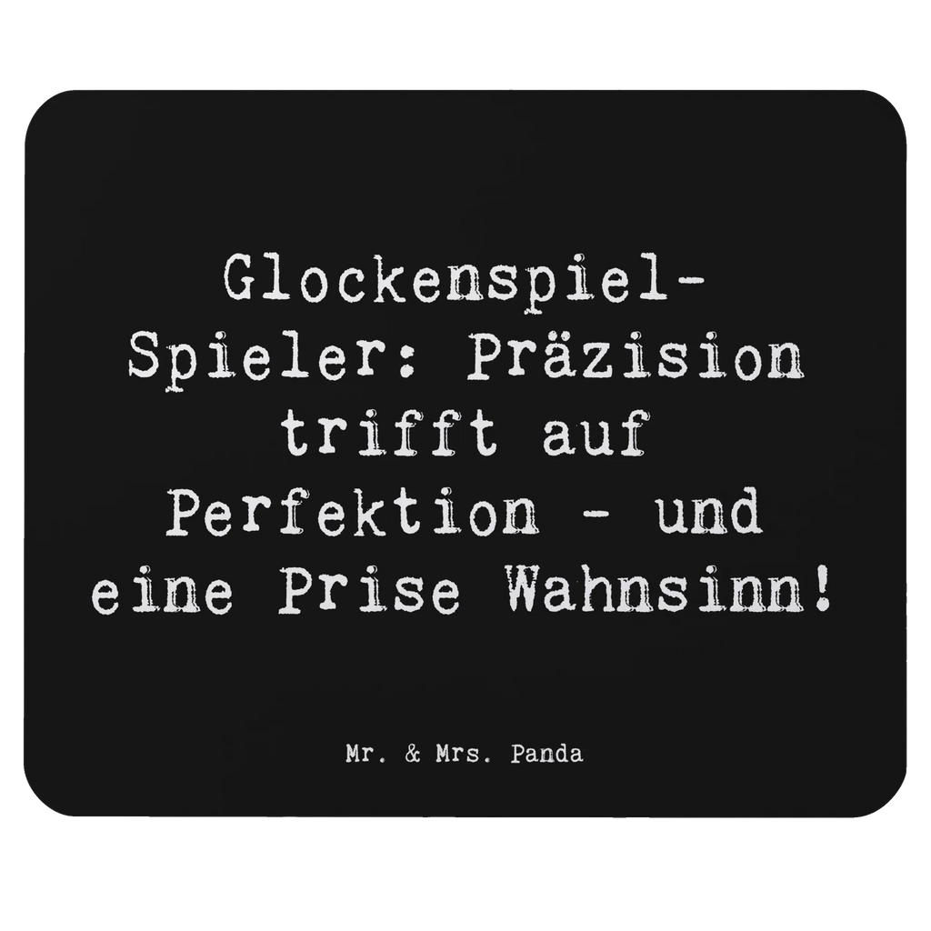 Mouse mat Saying Glockenspiel-Spieler: Präzision trifft auf Perfektion - und eine Prise Wahnsinn! Mausunterlage, Mauspad, Einzigartiges Mauspad, Mousepad, PC Zubehör, Computer zubehör, Büroausstattung, Designer Mauspad, Arbeitszimmer, Mauspad Büro, Instrumente, Geschenke Musiker, Musikliebhaber
