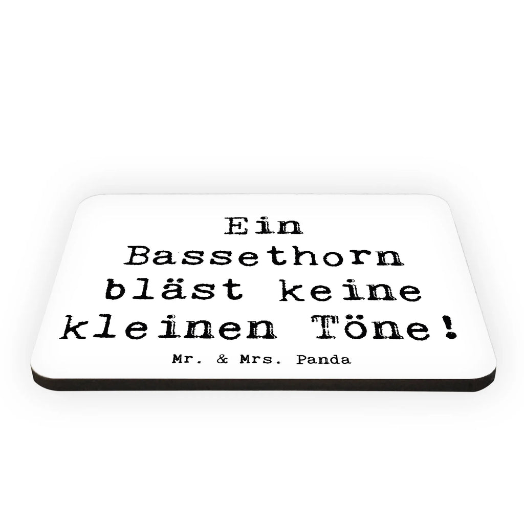 Magnet Saying Ein Bassethorn bläst keine kleinen Töne! Motivmagnete, Notiz Magnet, Pinnwandmagnet, Kühlschrankmagnet, Whiteboard Magnet, Dekomagnet, Kühlschrank Dekoration, Souvenir Magnet, Instrumente, Geschenke Musiker, Musikliebhaber
