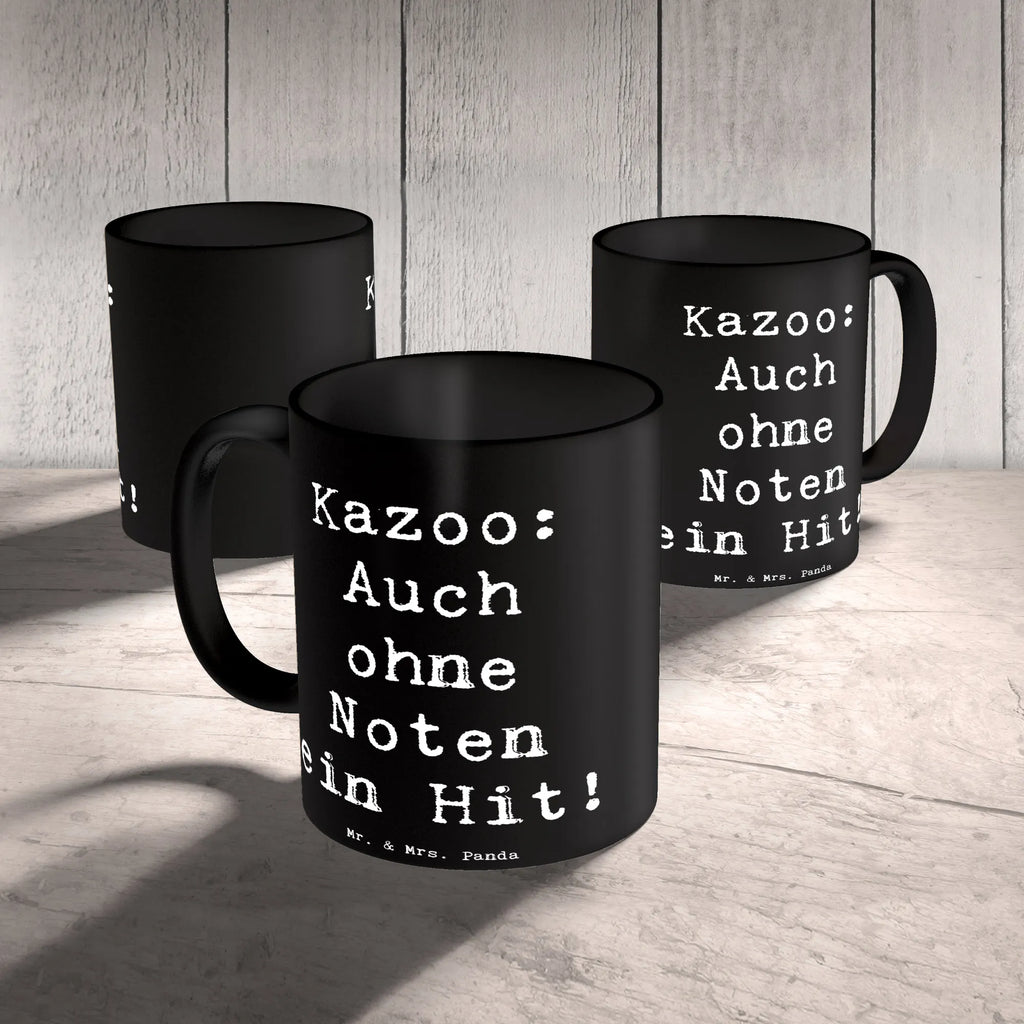 Tasse Spruch Kazoo Hit Porzellantasse, Keramiktasse, Tasse mit Motiven, Tasse mit Zitaten, Geschenktasse, Teetasse, Bürotasse, Tasse, Kaffeetasse, Instrumente, Geschenke Musiker, Musikliebhaber