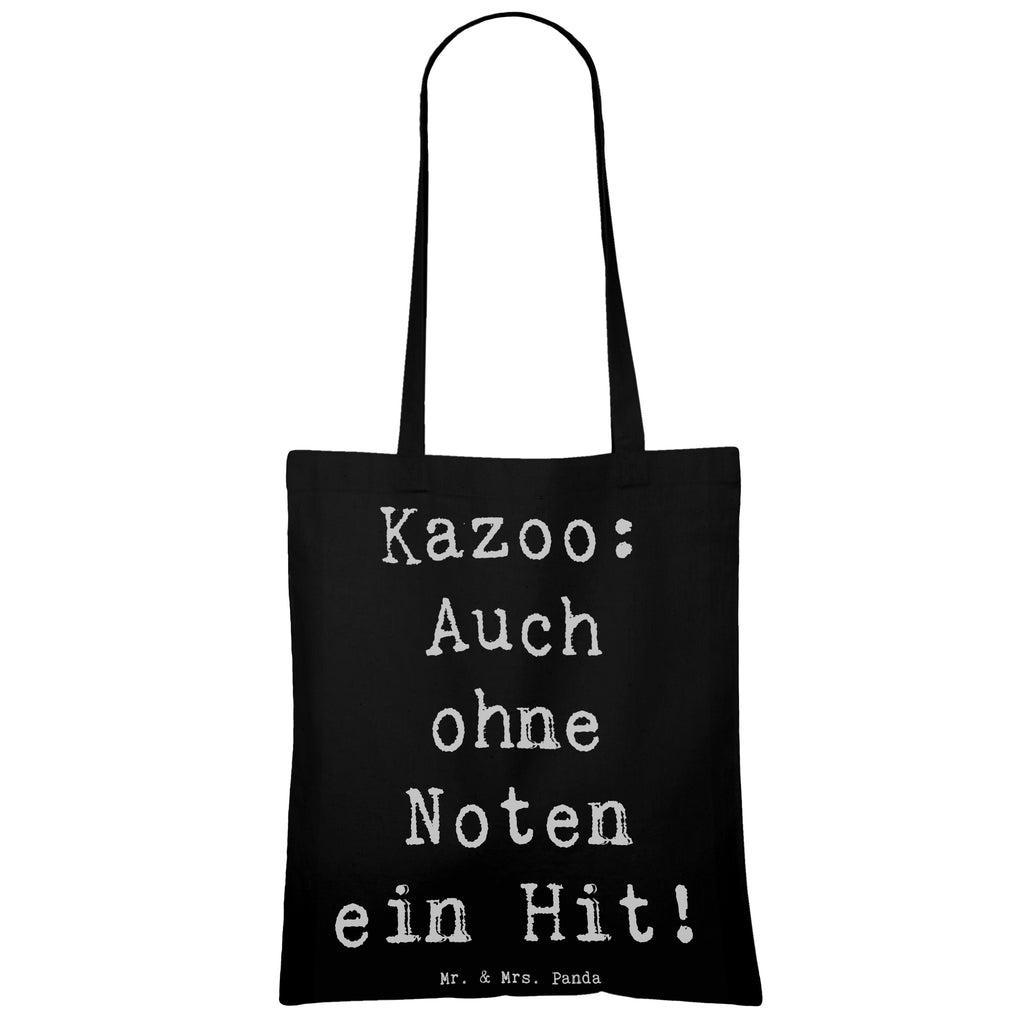 Tragetasche Kazoo: Auch ohne Noten ein Hit! Beuteltasche, Beutel, Einkaufstasche, Jutebeutel, Stoffbeutel, Instrumente, Geschenke Musiker, Musikliebhaber