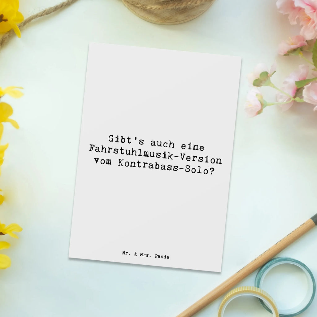 Postkarte Spruch Kontrabass Solo Einladung, Grußkarte, Postkarte, Ansichtskarten, Dankeskarte, Karte, Einladung Geburtstag, Ansichtskarte, Geschenkkarte, Einladungskarten Geburtstag, Geburtstagskarte, Einladungskarte, Instrumente, Geschenke Musiker, Musikliebhaber