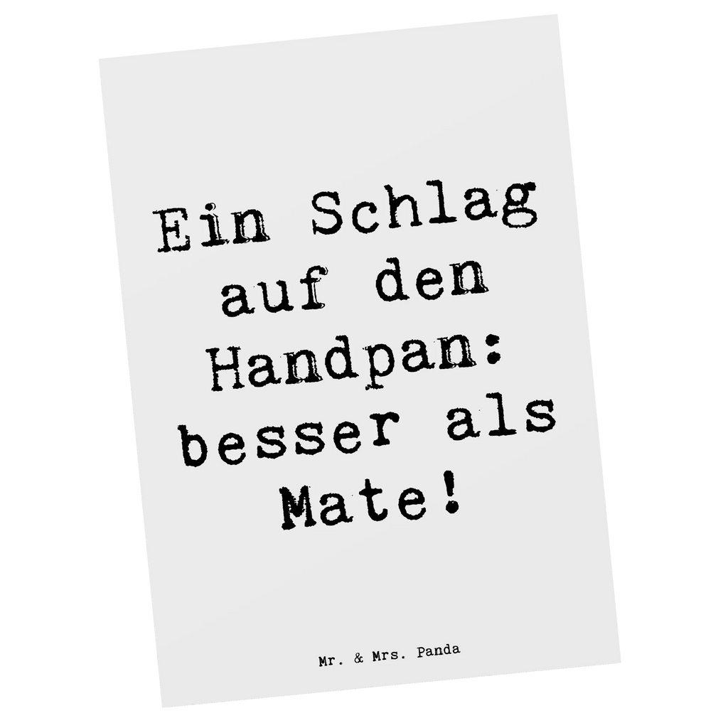Postcard Saying Ein Schlag auf den Handpan: besser als Mate! Karte, Ansichtskarte, Geschenkkarte, Einladung, Postkarte, Ansichtskarten, Einladungskarte, Einladung Geburtstag, Grußkarte, Dankeskarte, Geburtstagskarte, Einladungskarten Geburtstag, Instrumente, Geschenke Musiker, Musikliebhaber
